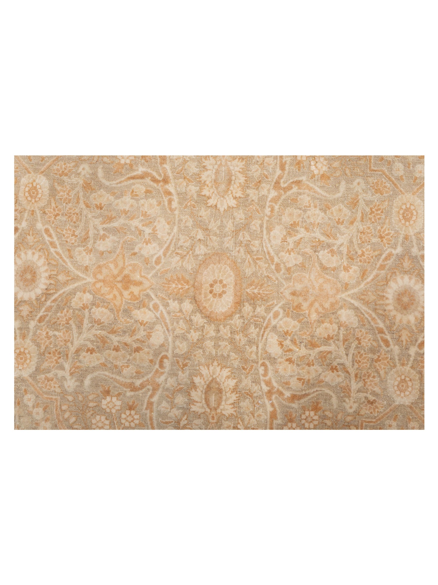 Vintage 111422 Silver 9.2x12.6 Hand Knotted Rug