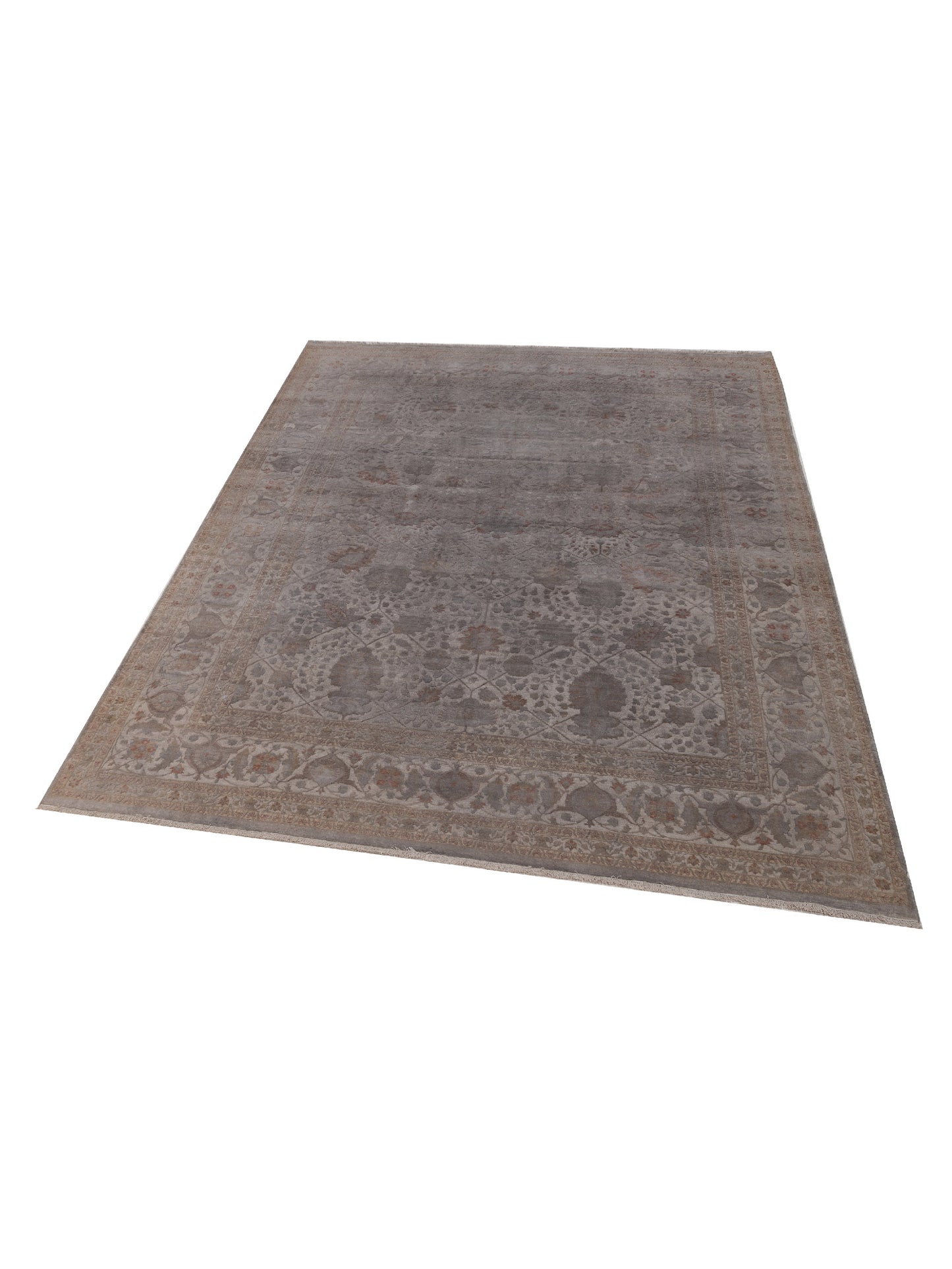 Haji Jalili 111424 Gray 9x12.5 Hand Knotted Rug