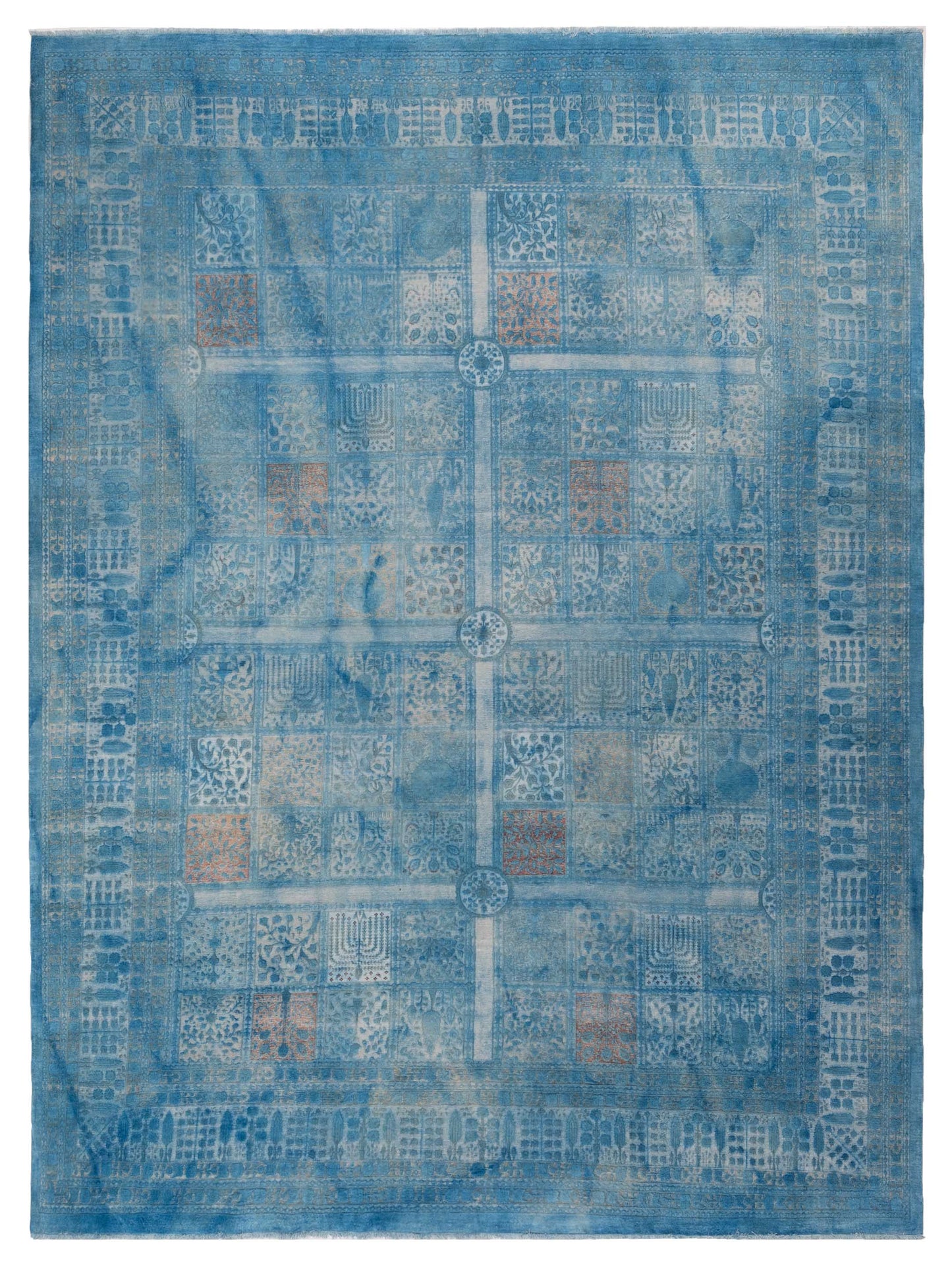 Pasha Vintage Sky Blue Contemporary