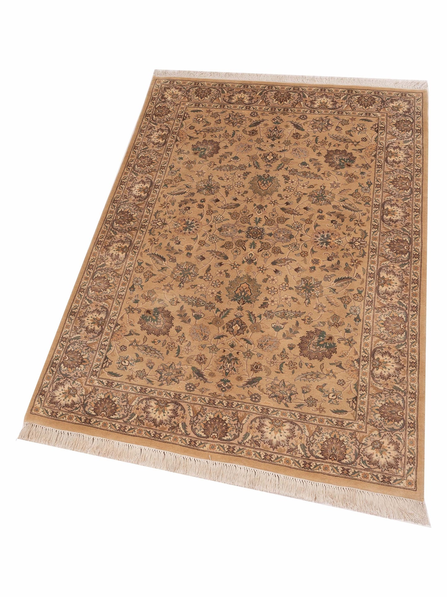 Haji Jalili 111455 Cream 4.2x6.3 Hand Knotted Rug