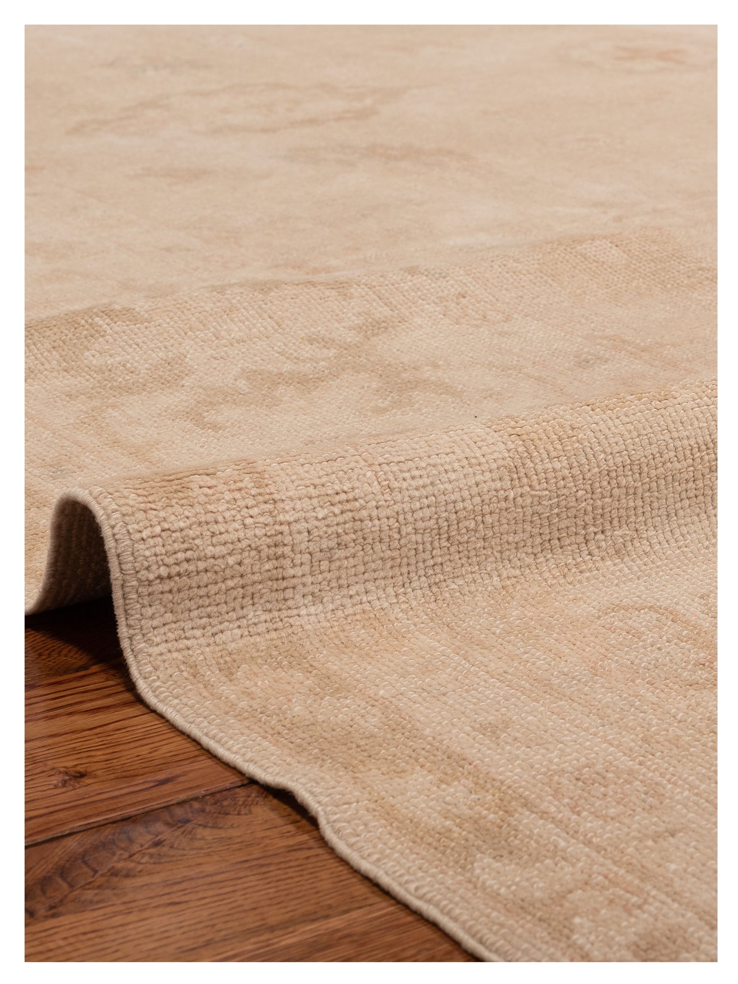 Vintage 111523 Cream Ivory 8.11x11.2 Hand Knotted Rug