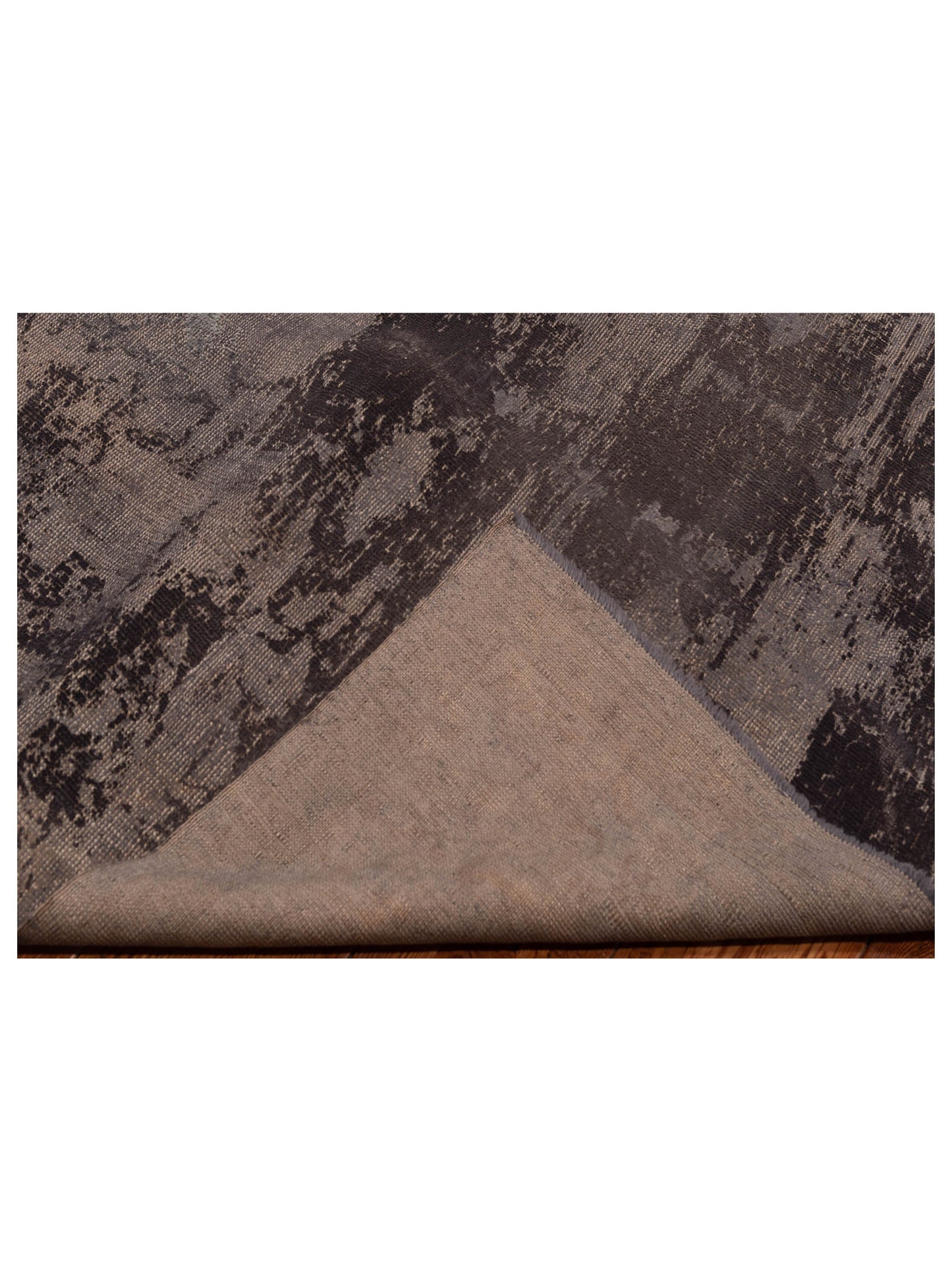Vintage 111536 Gray 6.7x8.6 Hand Knotted Rug