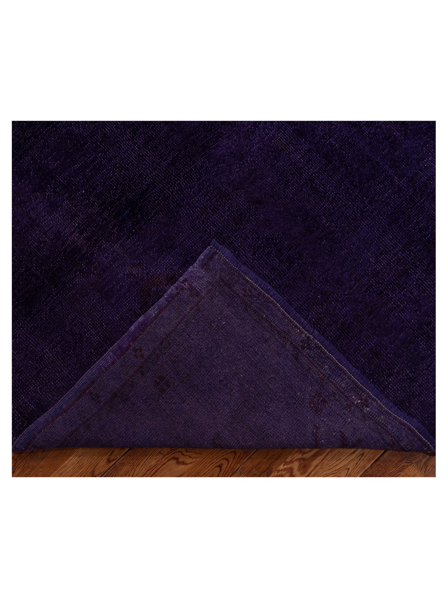 Vintage 111538 Purple 7.3x8.2 Hand Knotted Rug