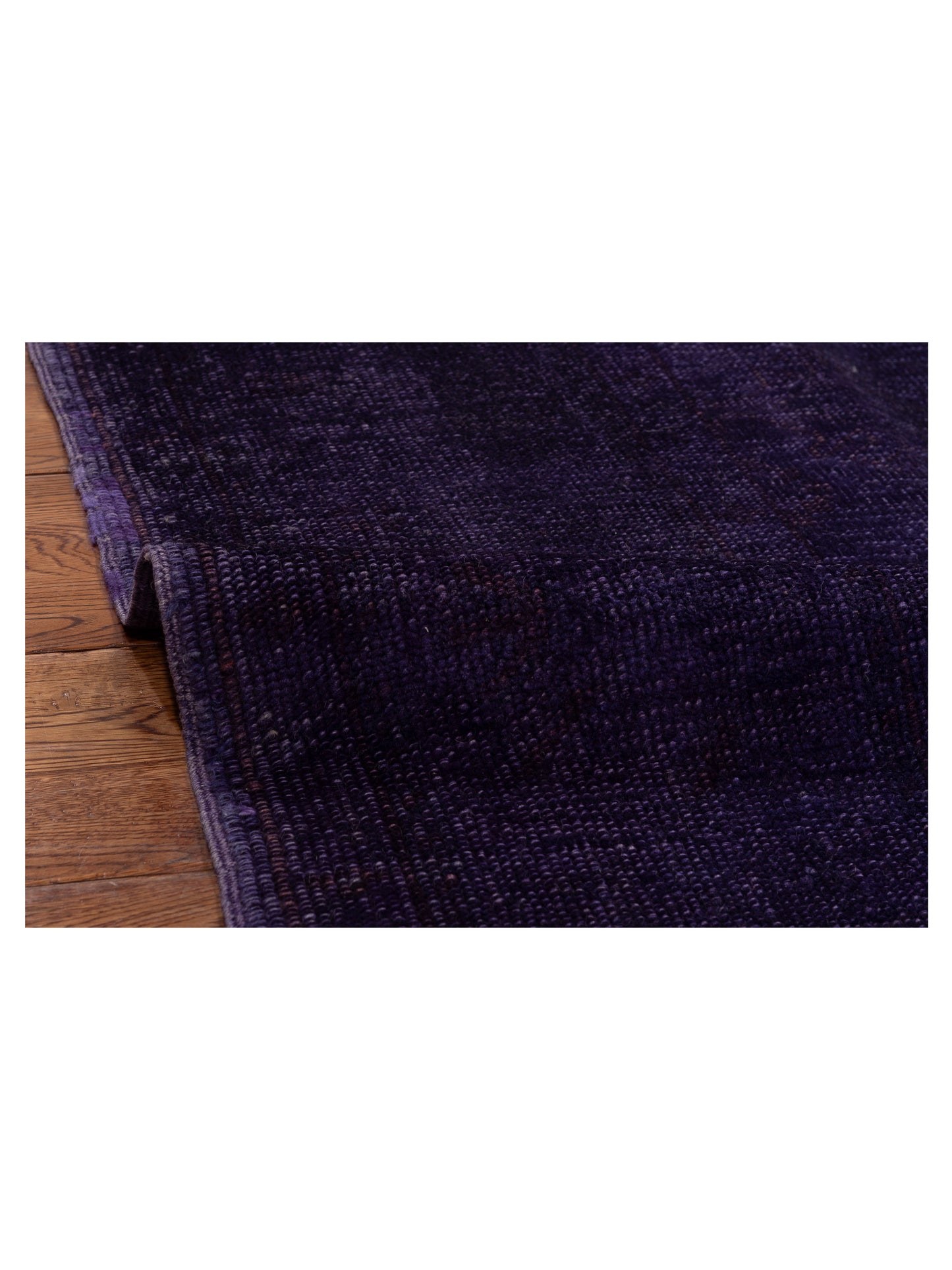 Vintage 111538 Purple 7.3x8.2 Hand Knotted Rug