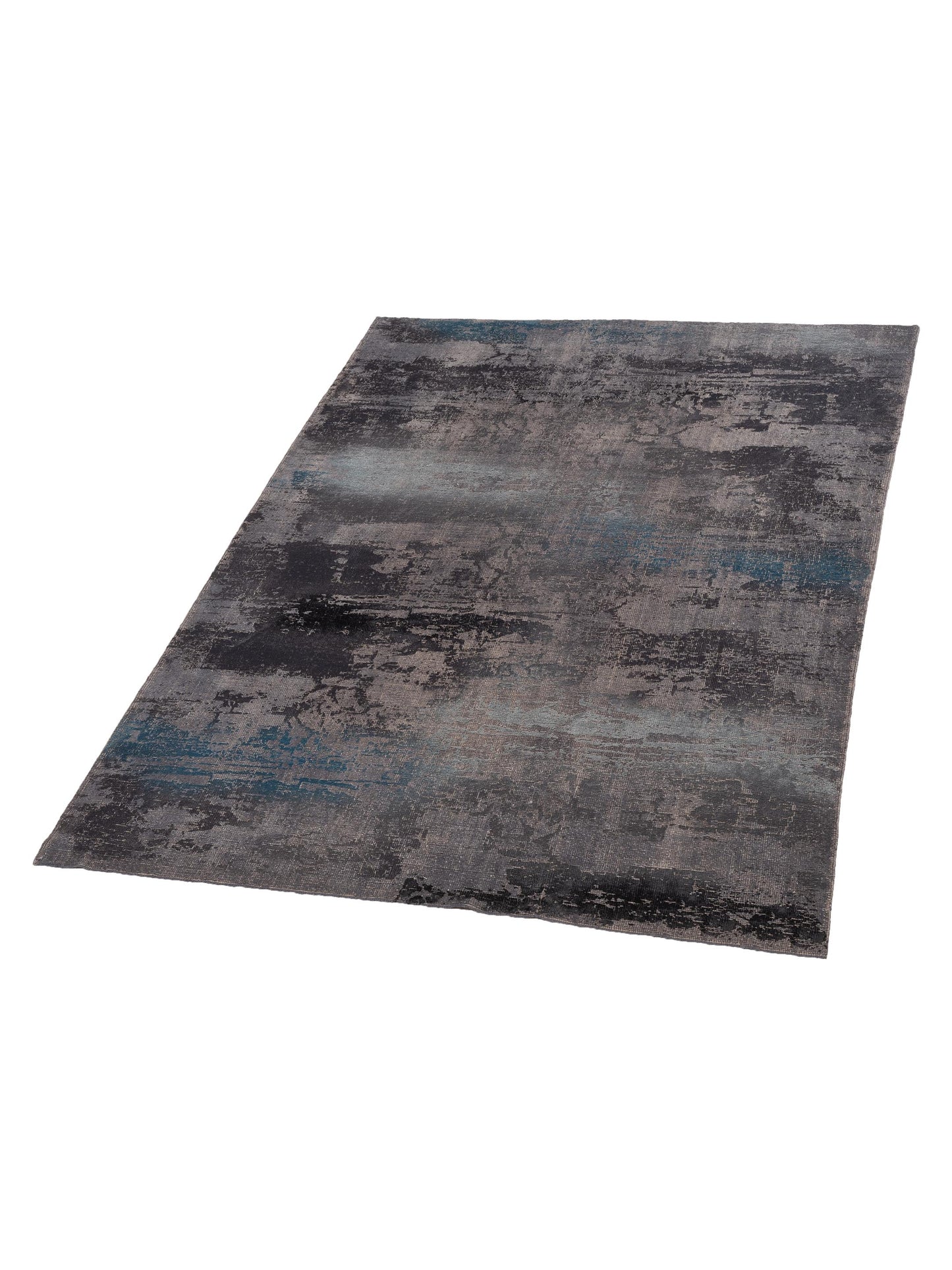 Vintage 111539 Gray 6.5x8.9 Hand Knotted Rug