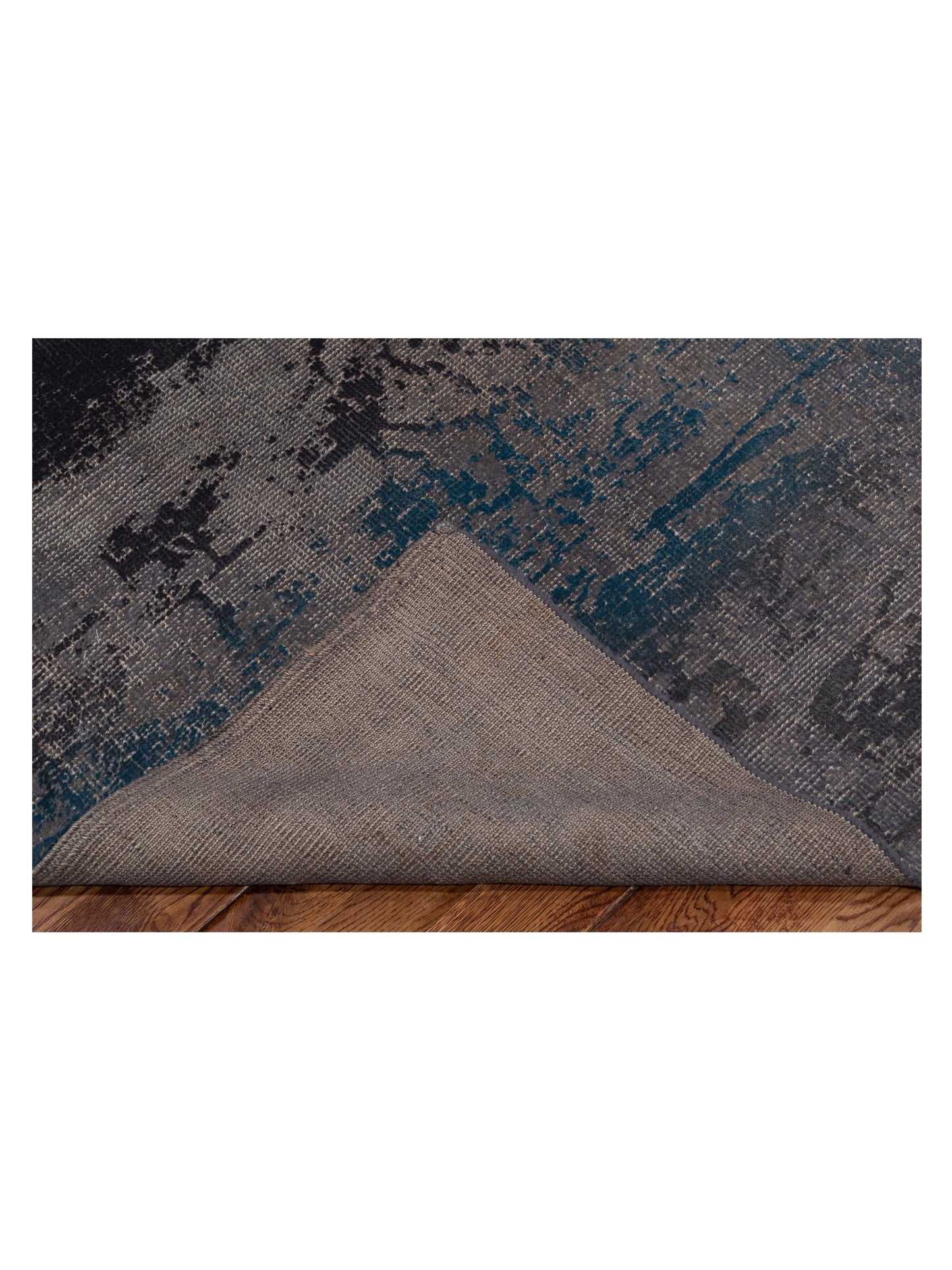 Vintage 111539 Gray 6.5x8.9 Hand Knotted Rug