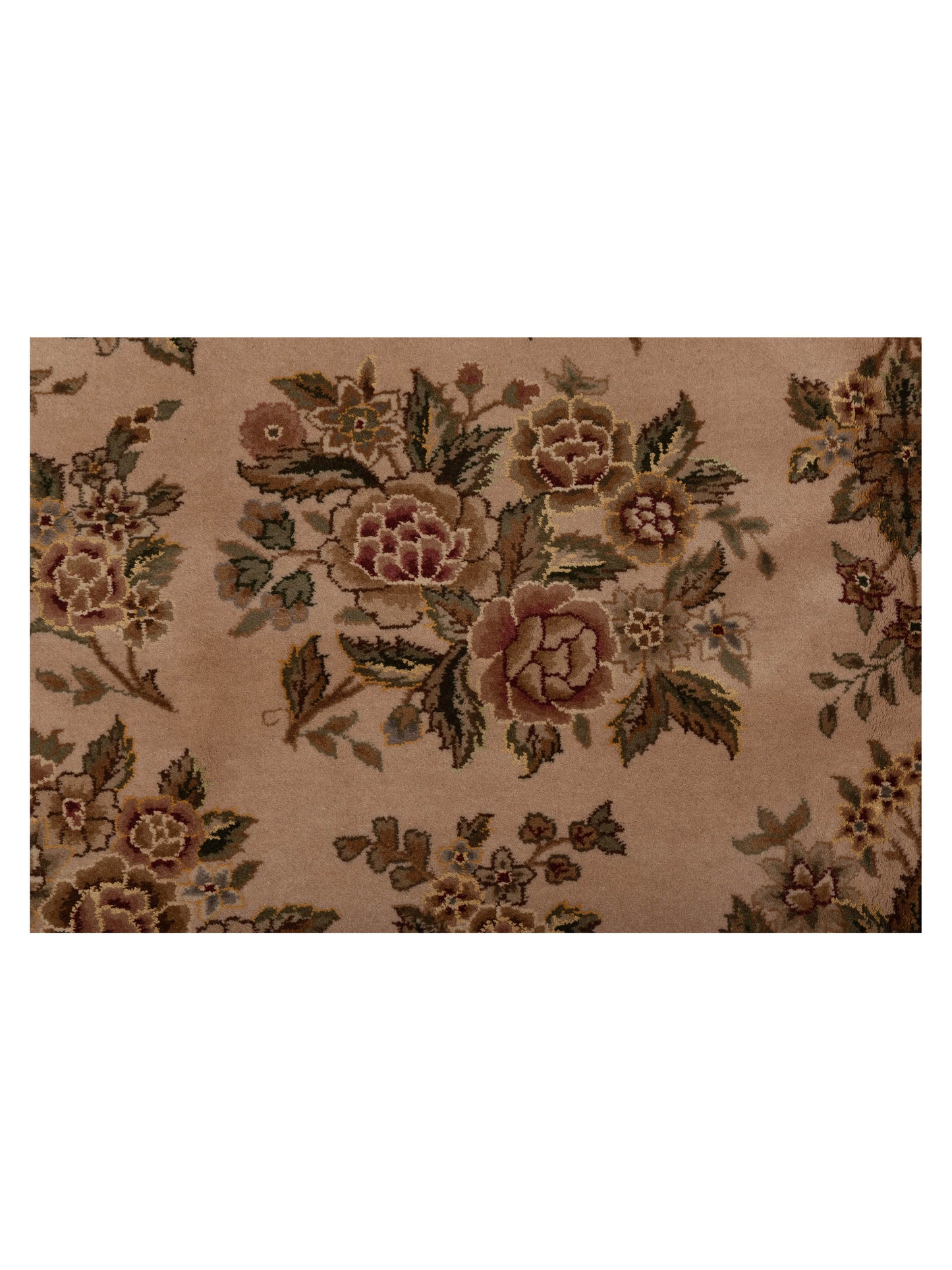 Magnolia 111561 Beige Silver 8x10 Hand Knotted Rug