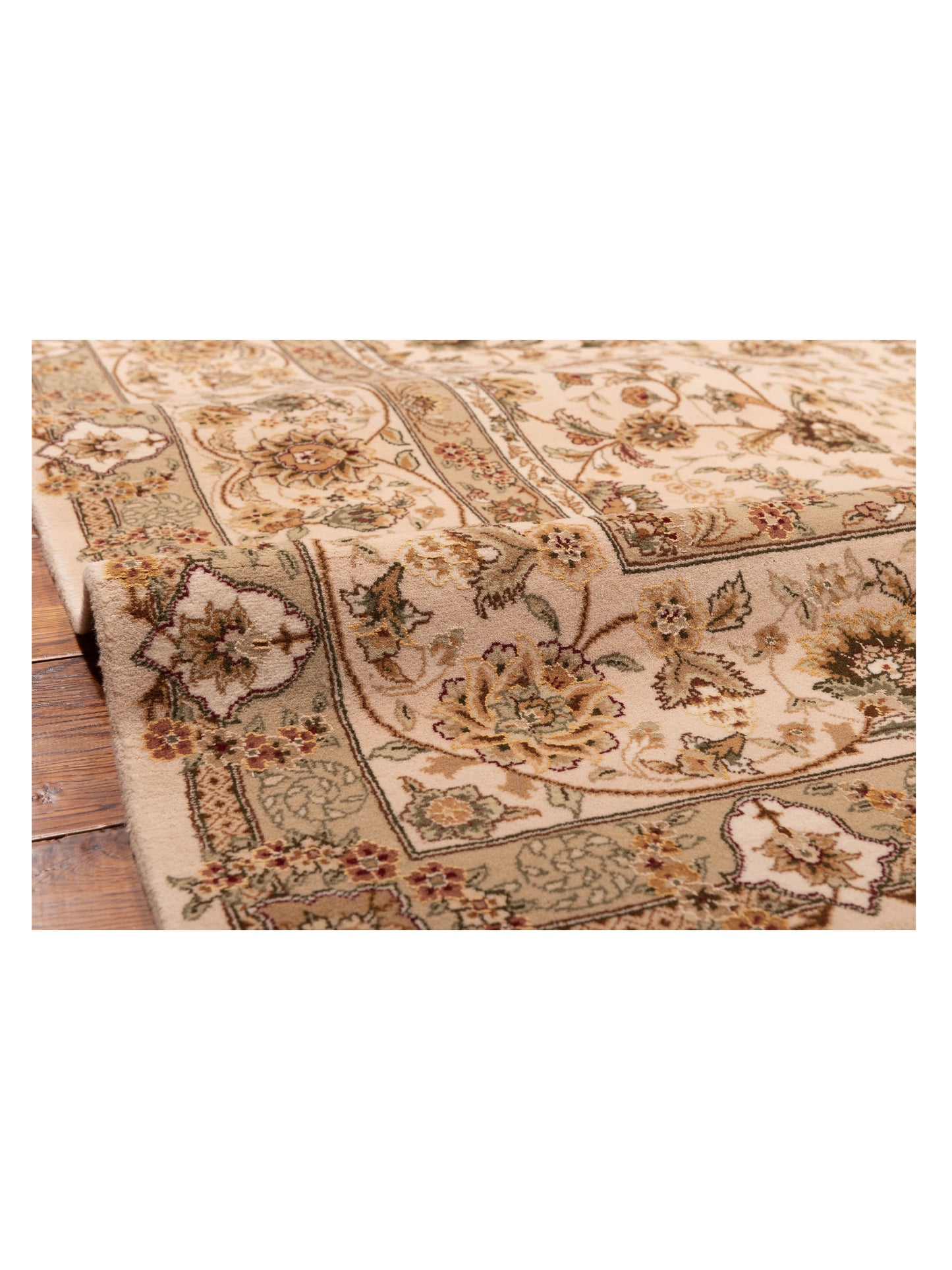 Magnolia 111577 Ivory Ivory 9x12 Hand Knotted Rug