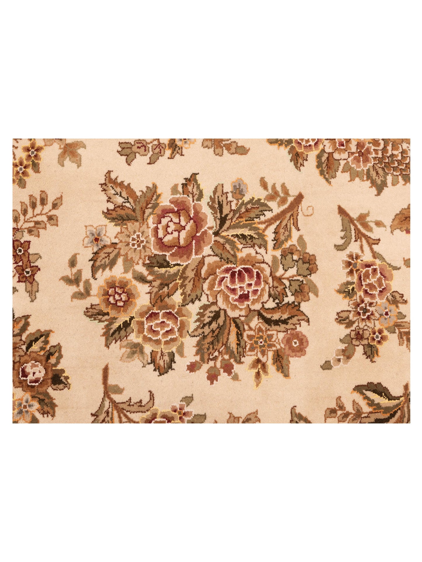 Magnolia 111581 Beige Beige 9x12 Hand Knotted Rug