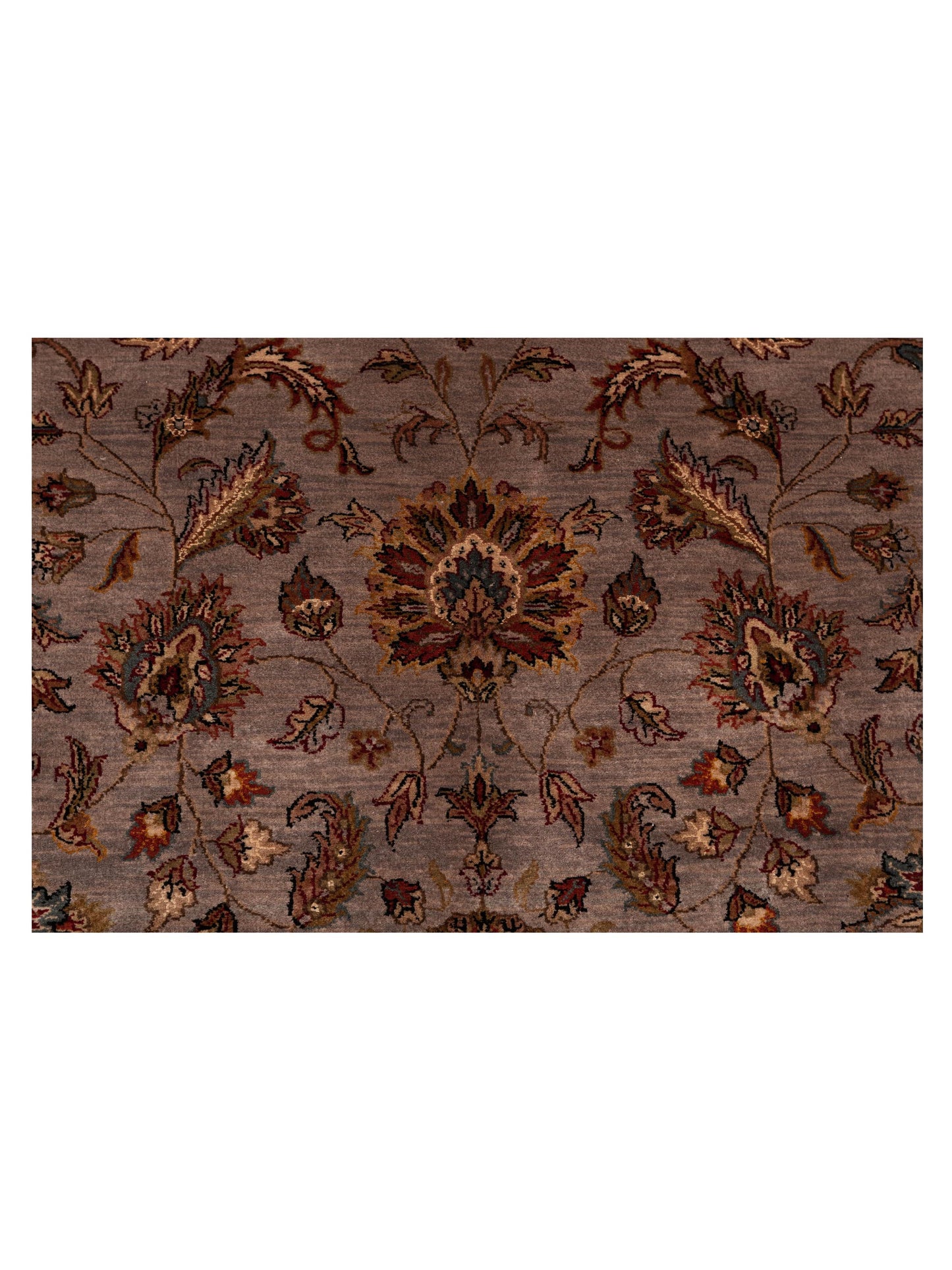 Crown 111652 Gray Ivory 8.9x11.6 Hand Knotted Rug