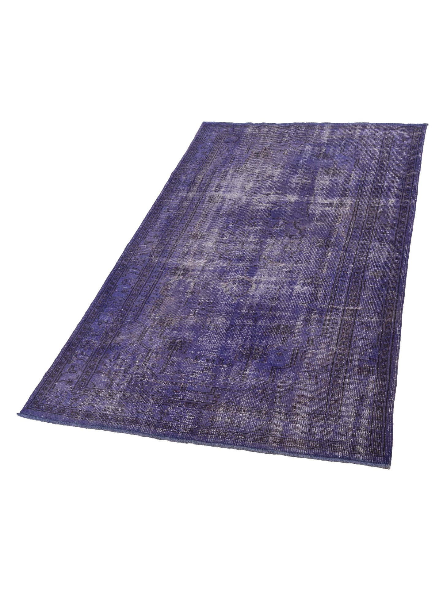 Vintage 111757 Purple 5.11x9.4 Hand Knotted Rug