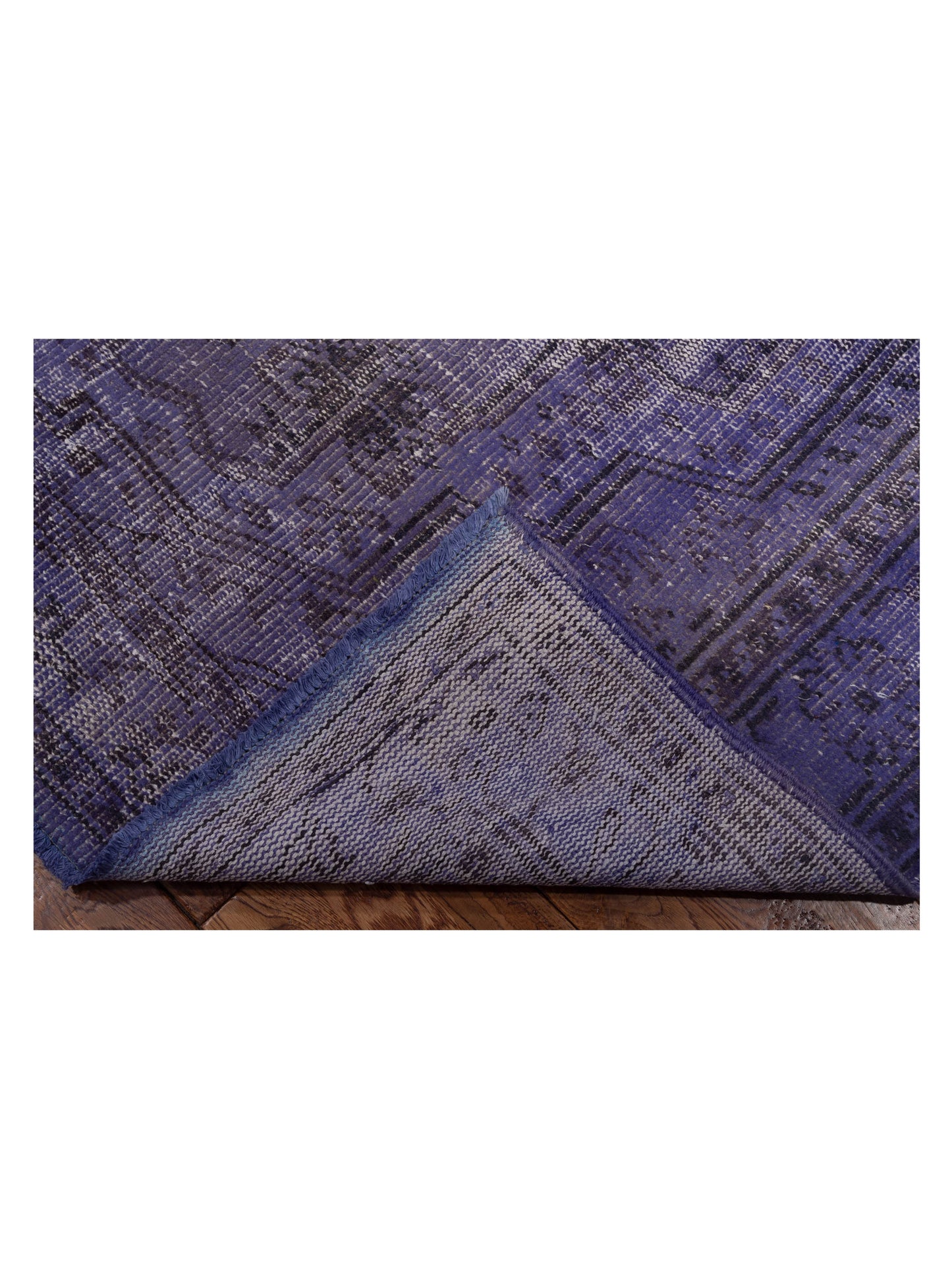 Vintage 111757 Purple 5.11x9.4 Hand Knotted Rug