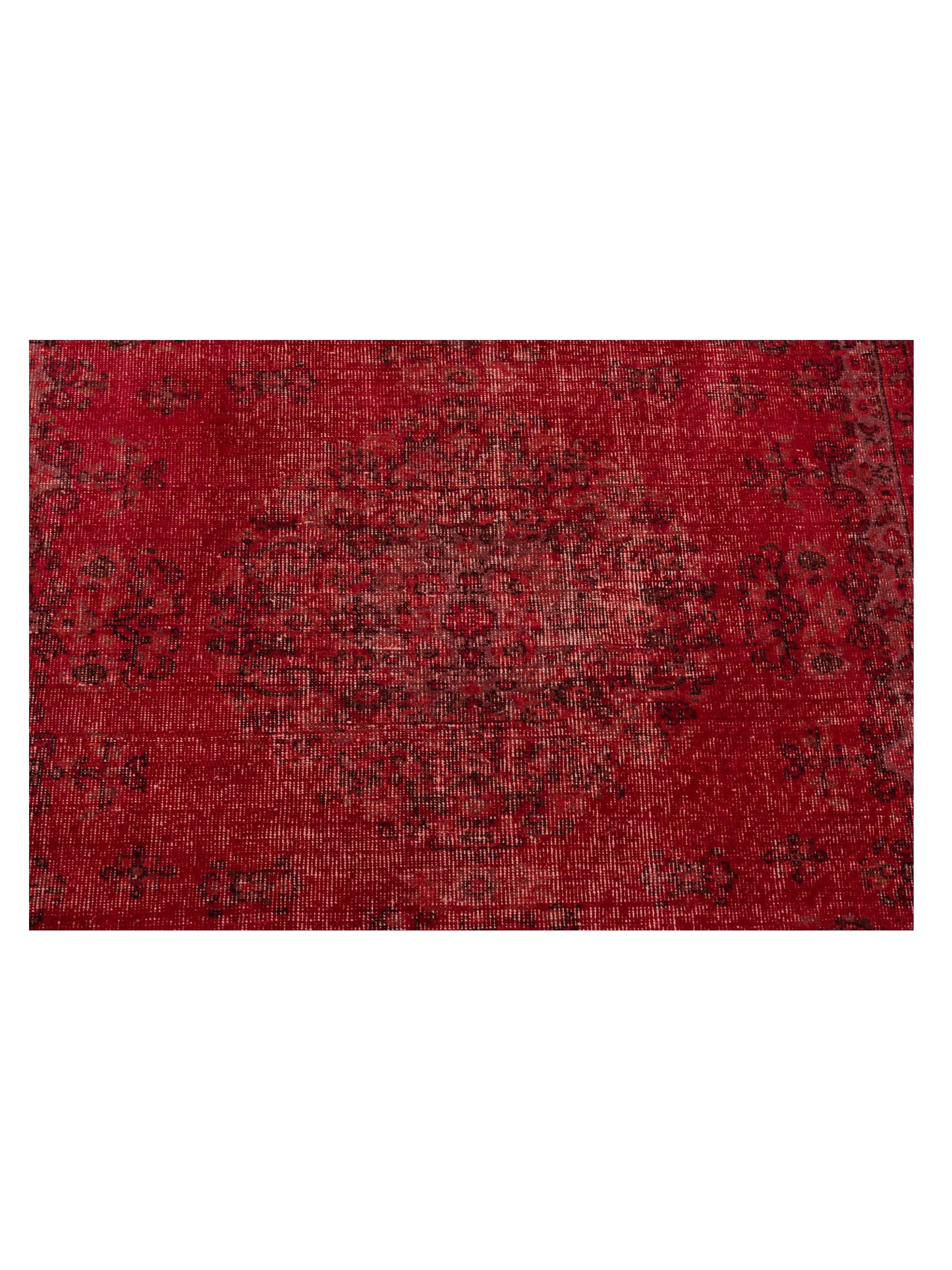 Vintage 111759 Red 5.8x8.10 Hand Knotted Rug