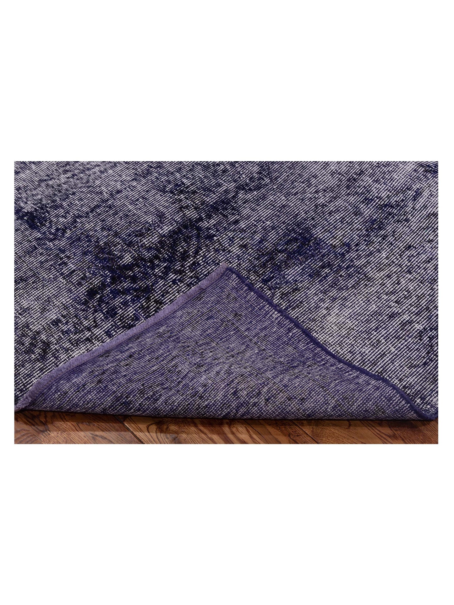 Vintage 111760 Purple 6.3x9.10 Hand Knotted Rug