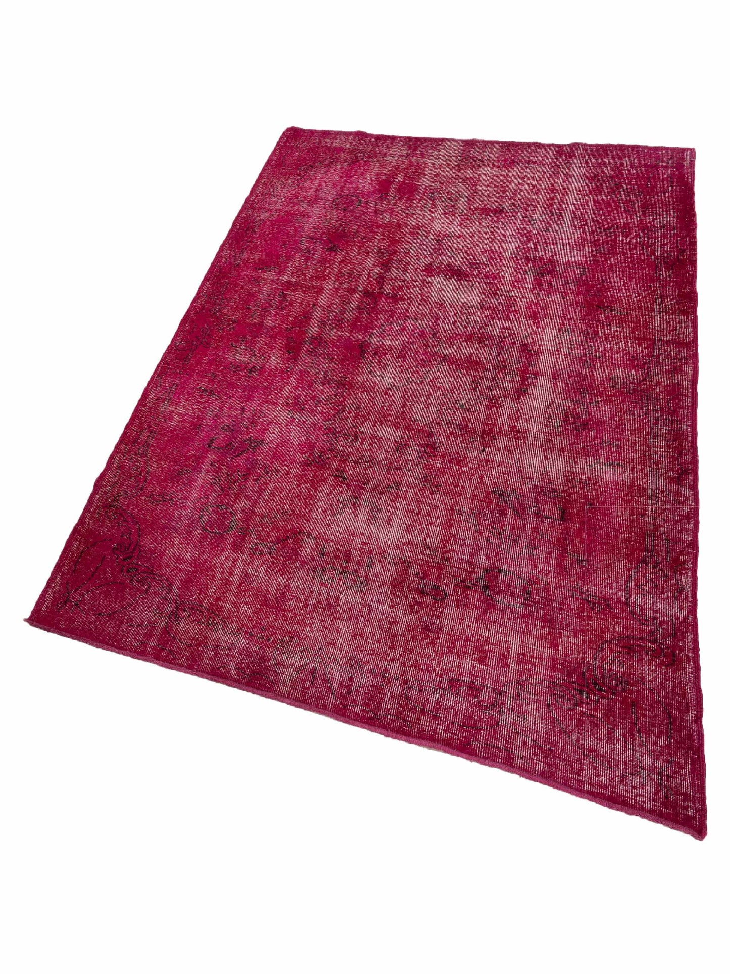 Vintage 111761 Fuchsia 5.6x8.8 Hand Knotted Rug