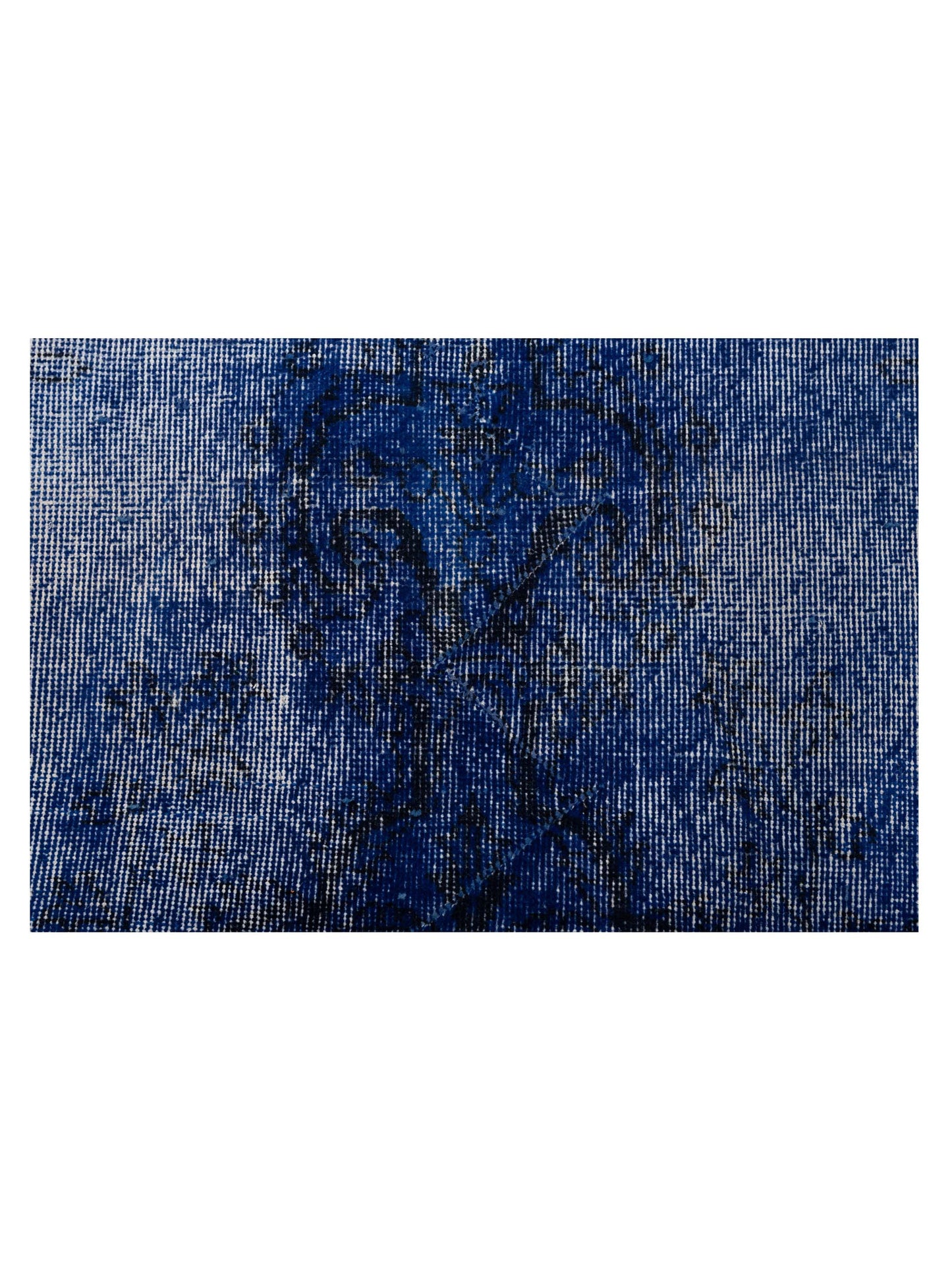 Vintage 111765 Dark Blue 3.10x7.1 Hand Knotted Rug