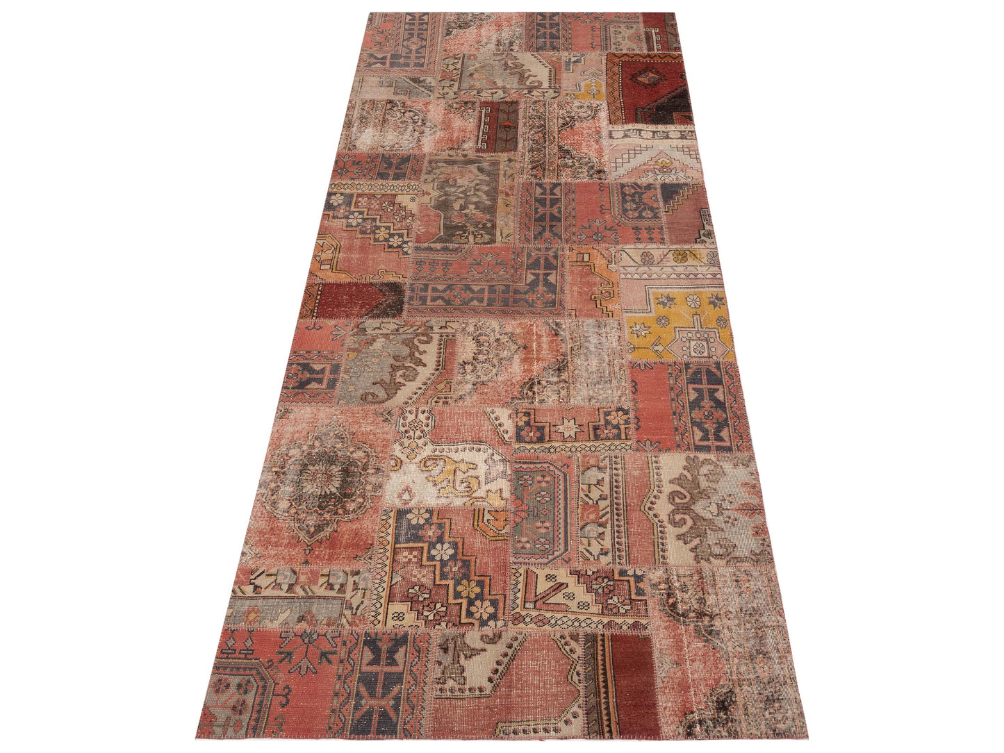 Turkish Vestige Patchwork 111893 Multi 6x13.10 Hand Knotted Rug