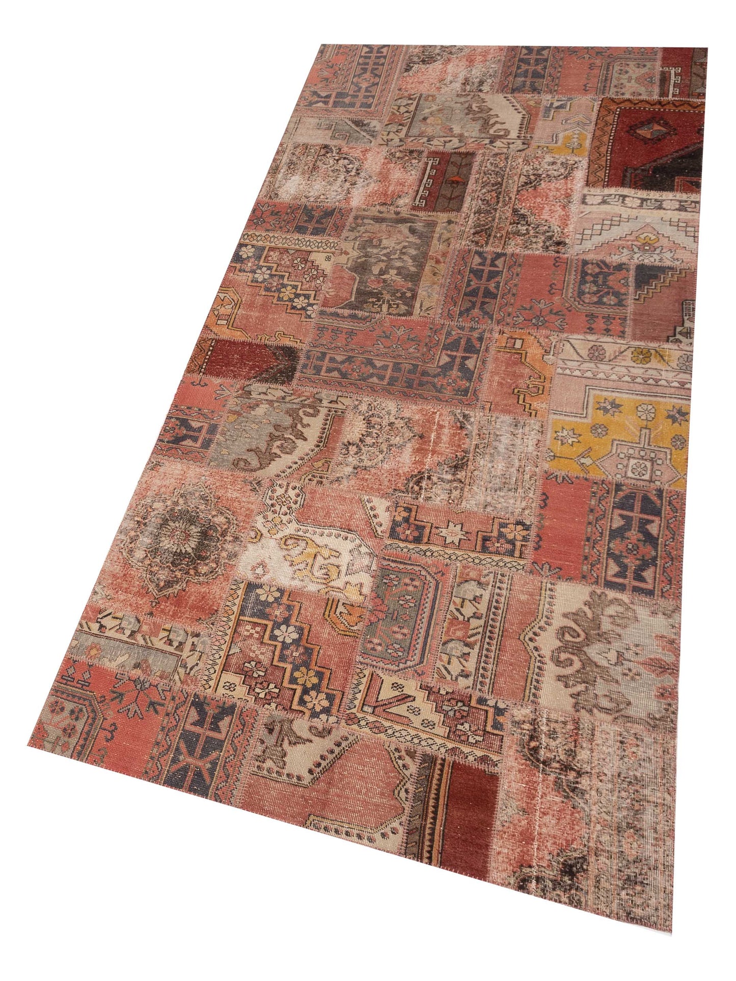 Turkish Vestige Patchwork 111893 Multi 6x13.10 Hand Knotted Rug