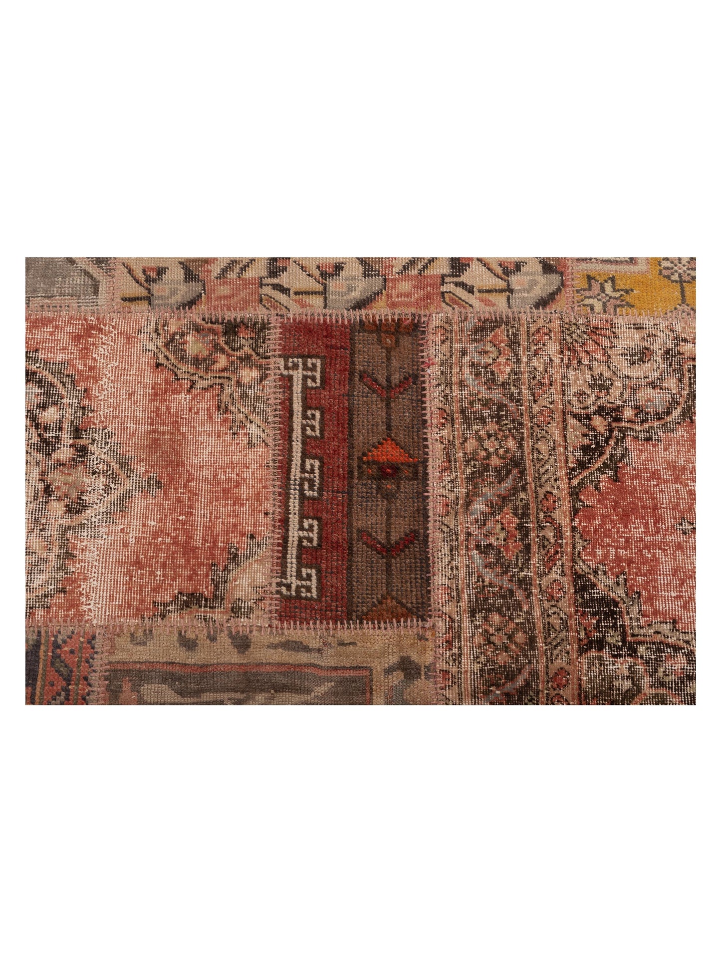 Turkish Vestige Patchwork 111893 Multi 6x13.10 Hand Knotted Rug