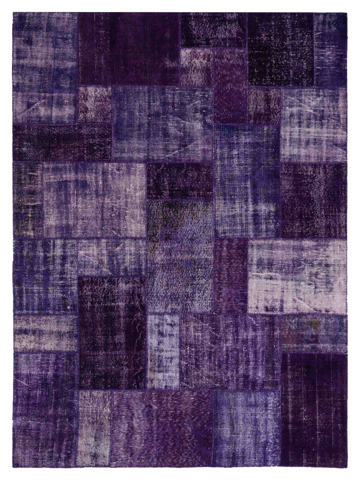 Pasha Turkish Vestige Patchwork Purple Contemporary