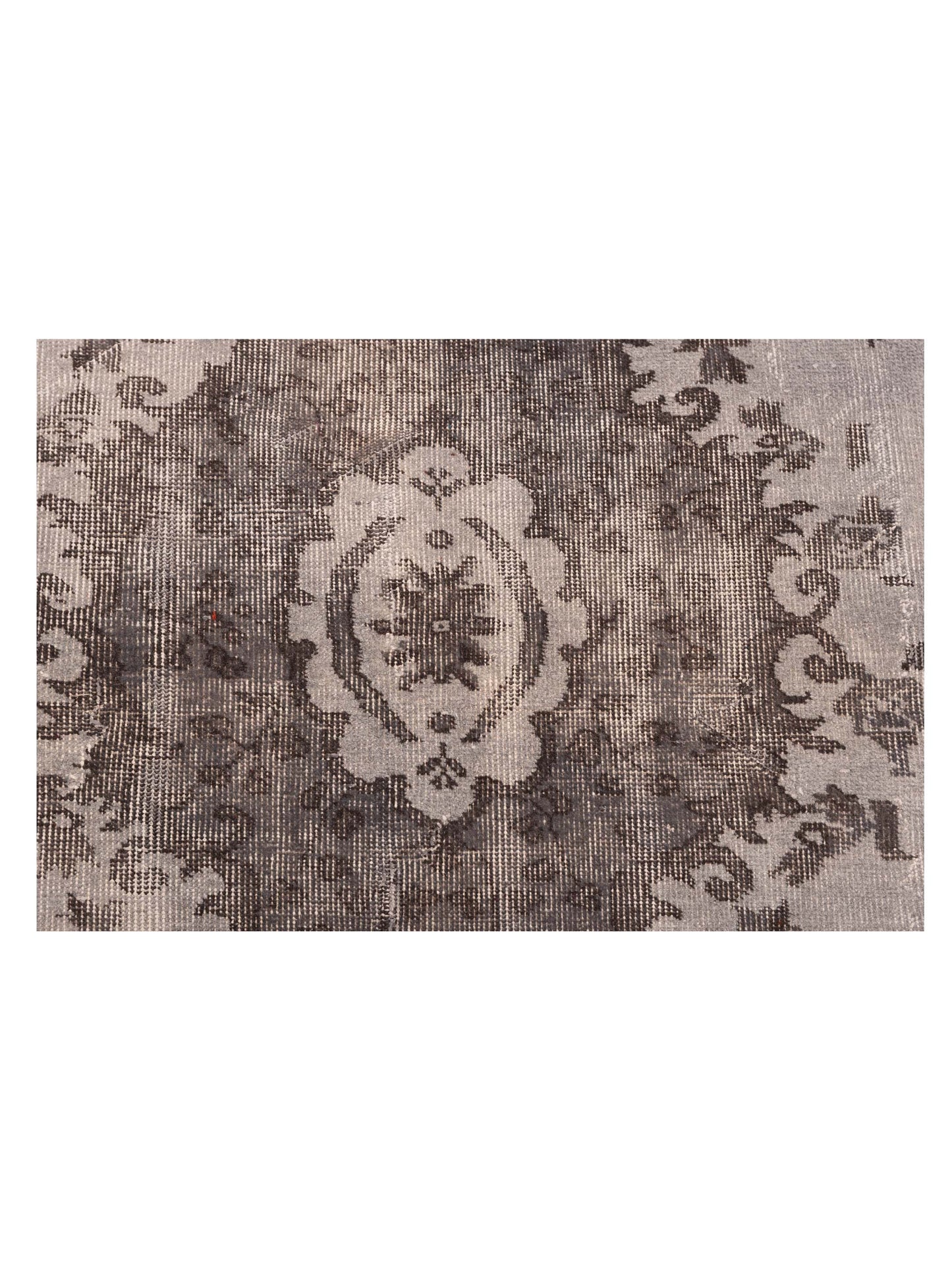 Vintage 111980 Gray 6.6x8.6 Hand Knotted Rug