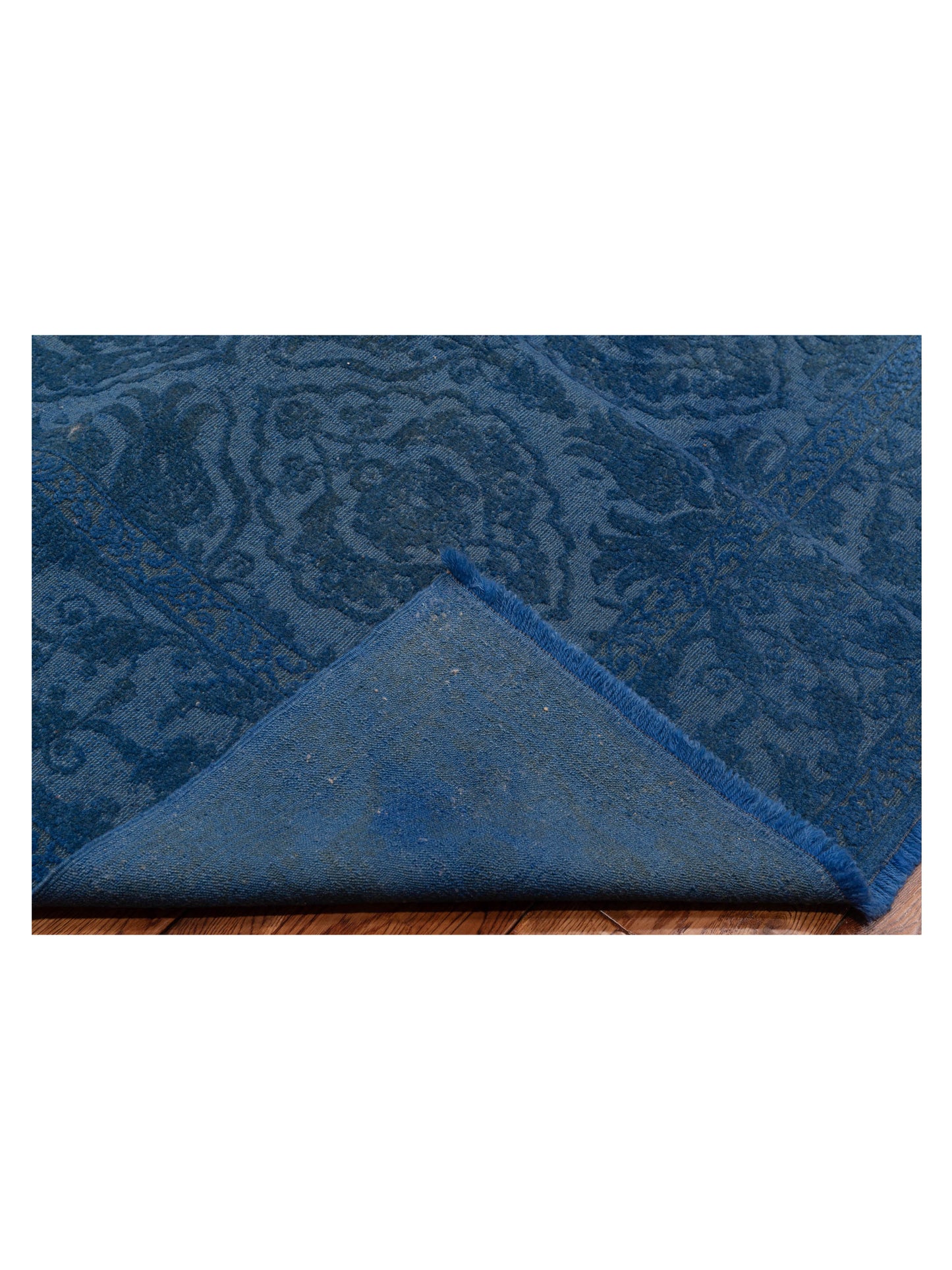 Color Bouquet 111985 Indigo Indigo 6.3x8.9 Hand Knotted Rug