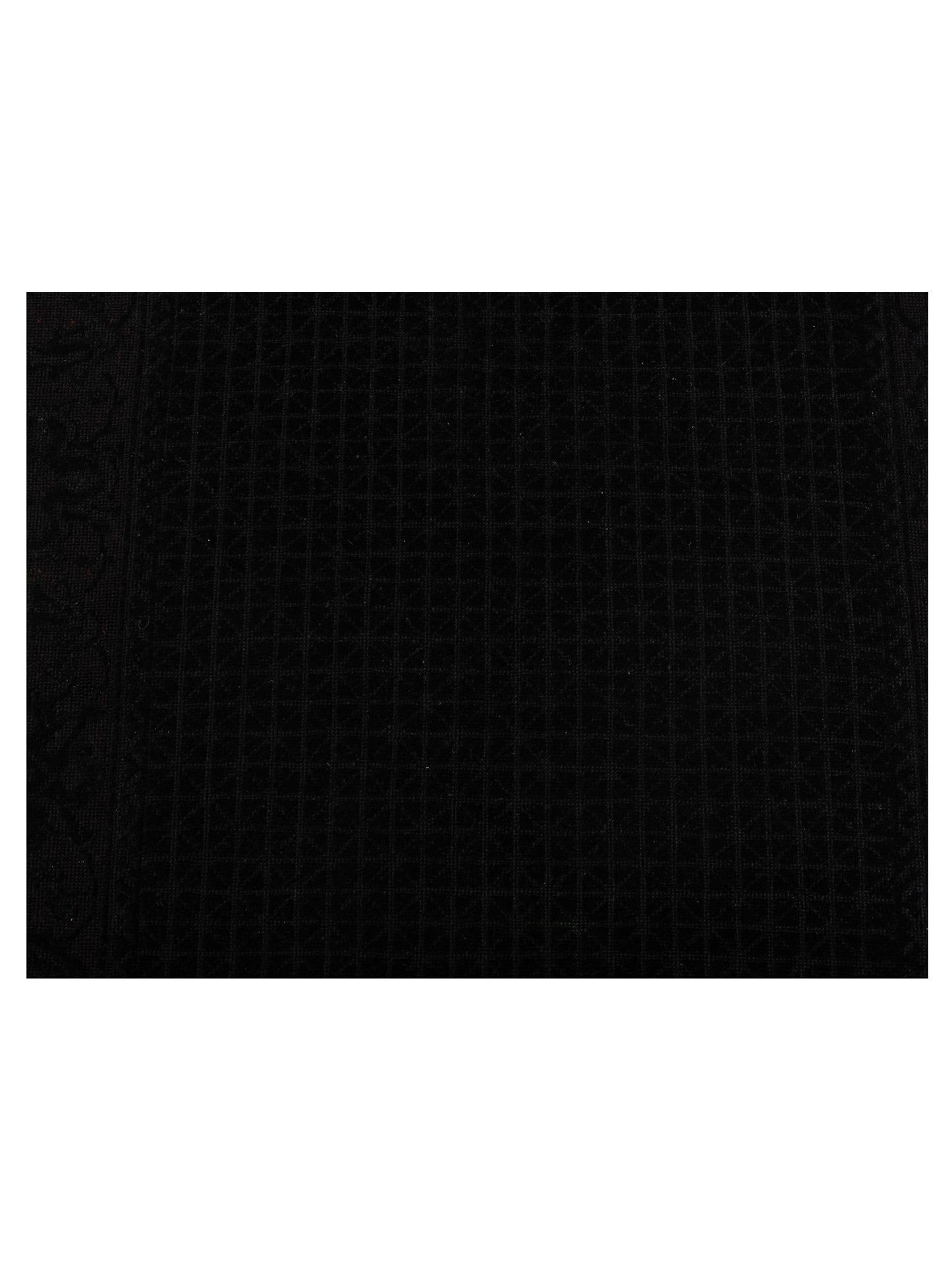 Vintage 111988 Black 4x6 Hand Knotted Rug