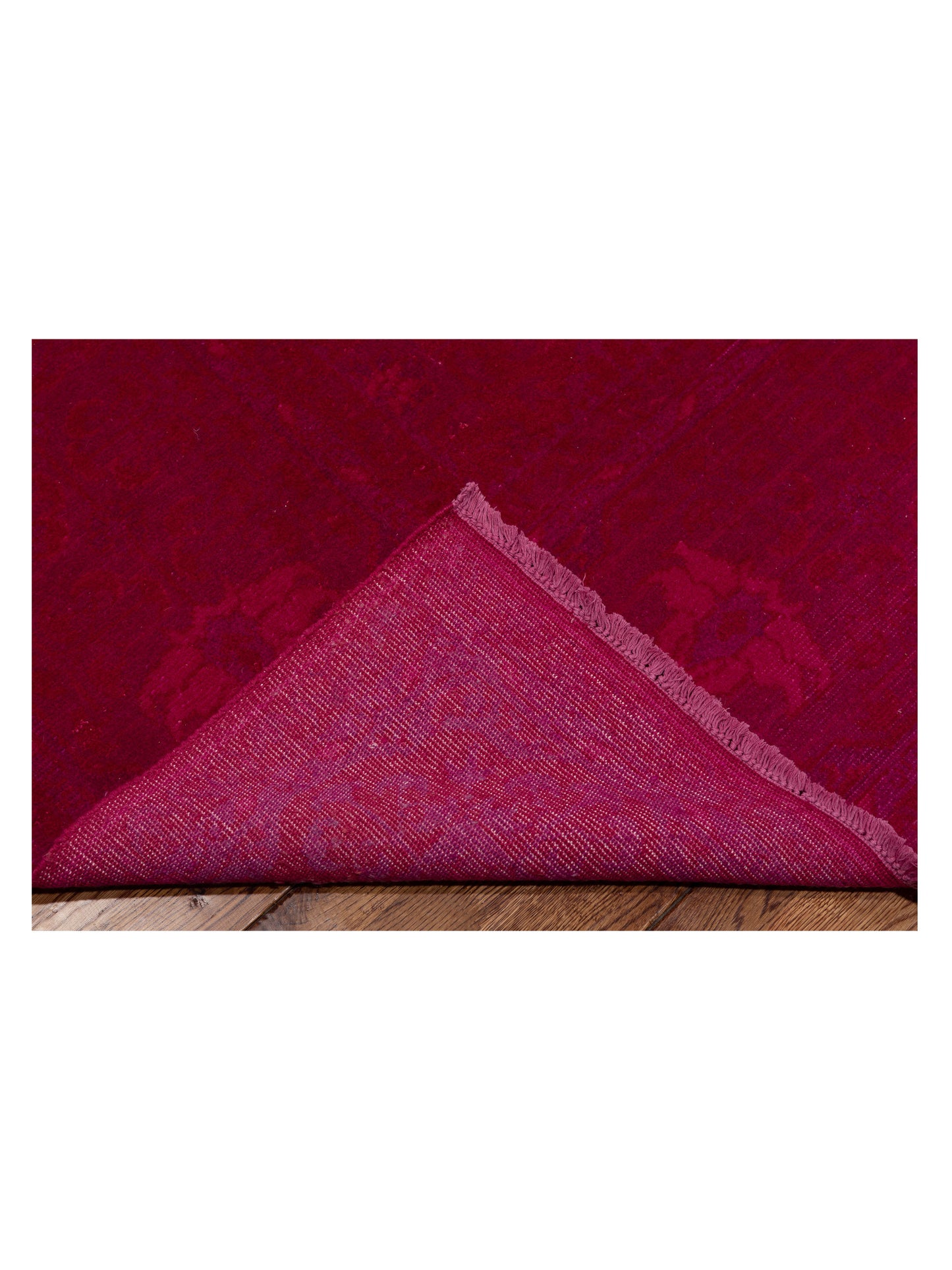 Vintage 112149 Pink 8.4x11 Hand Knotted Rug