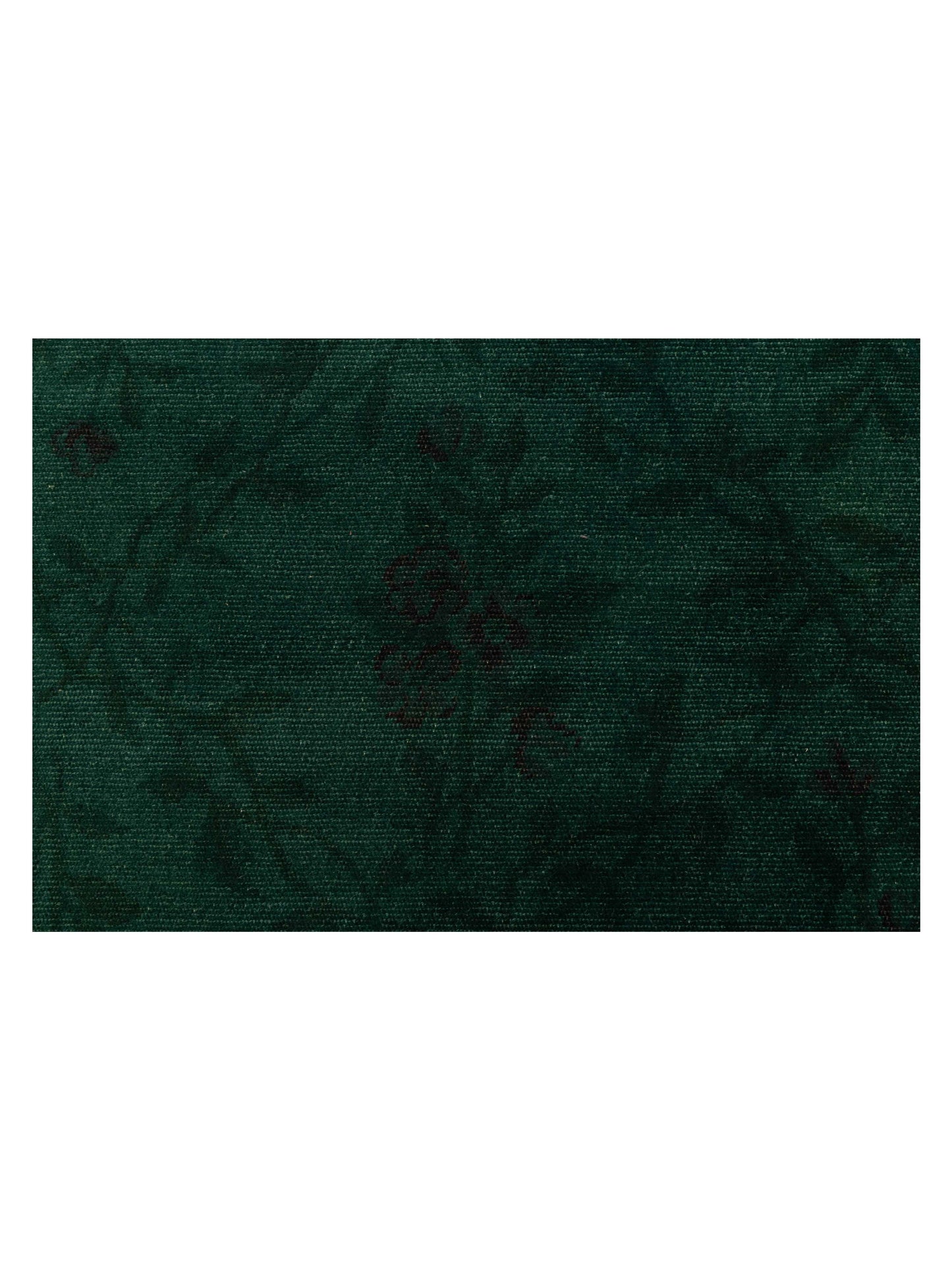 Vintage 112167 Green 8.2x9.6 Hand Knotted Rug