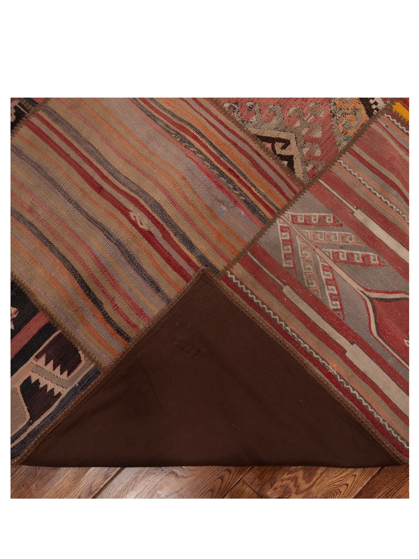 Turkish Vestige Patchwork 112287 Multi 7.10x9.10 Hand Knotted Rug
