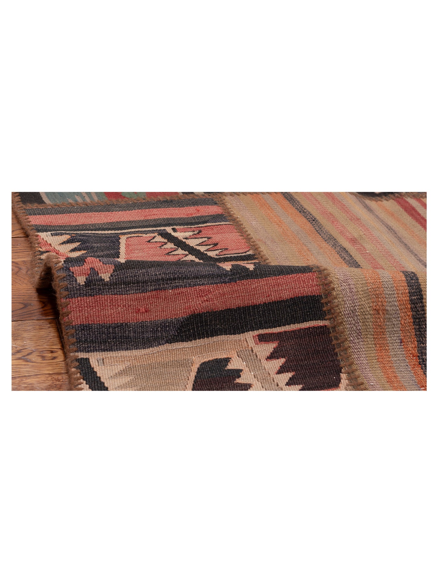 Turkish Vestige Patchwork 112287 Multi 7.10x9.10 Hand Knotted Rug