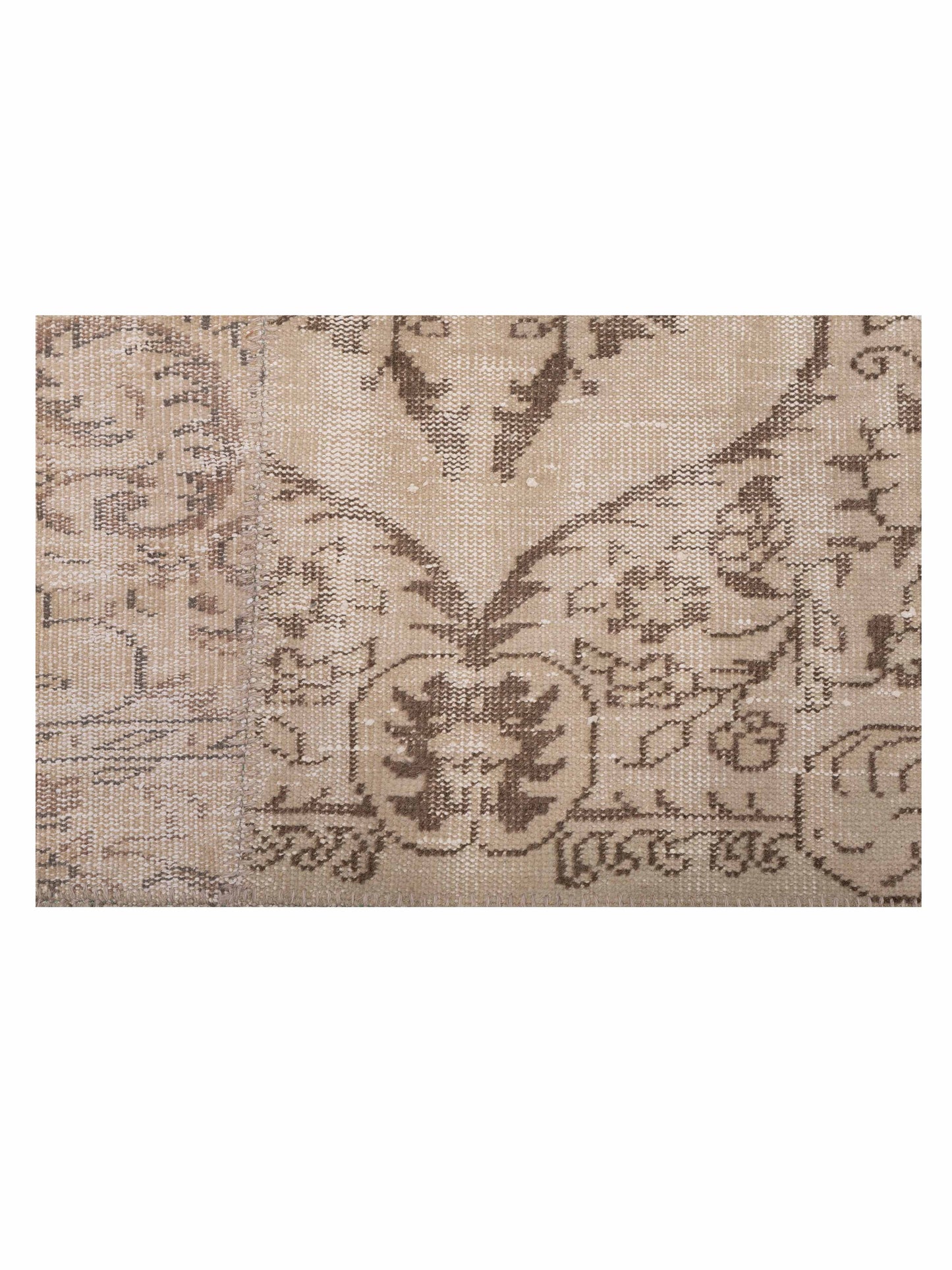 Turkish Vestige Patchwork 112301 Beige 9.1x12 Hand Knotted Rug