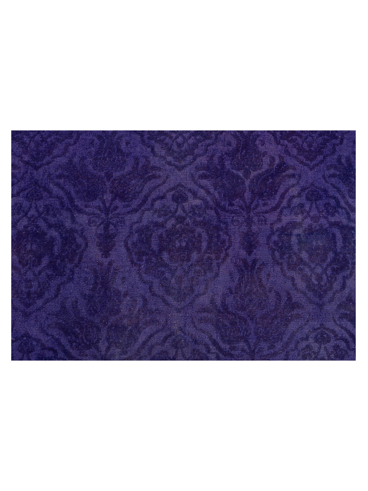 Color Bouquet 112309 Purple Purple 6.4x8.9 Hand Knotted Rug