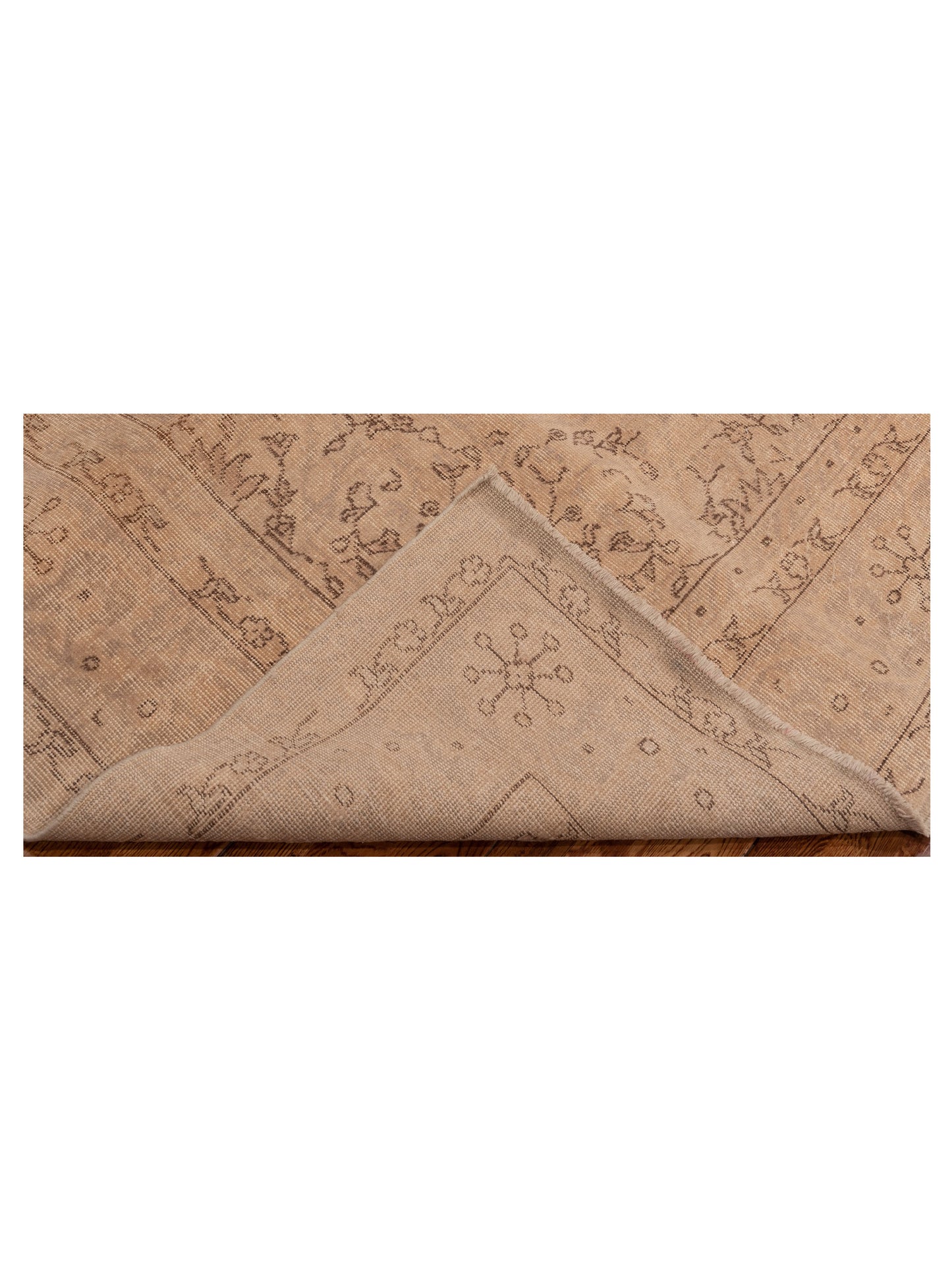 Vintage 112377 Ivory 8.2x11.6 Hand Knotted Rug