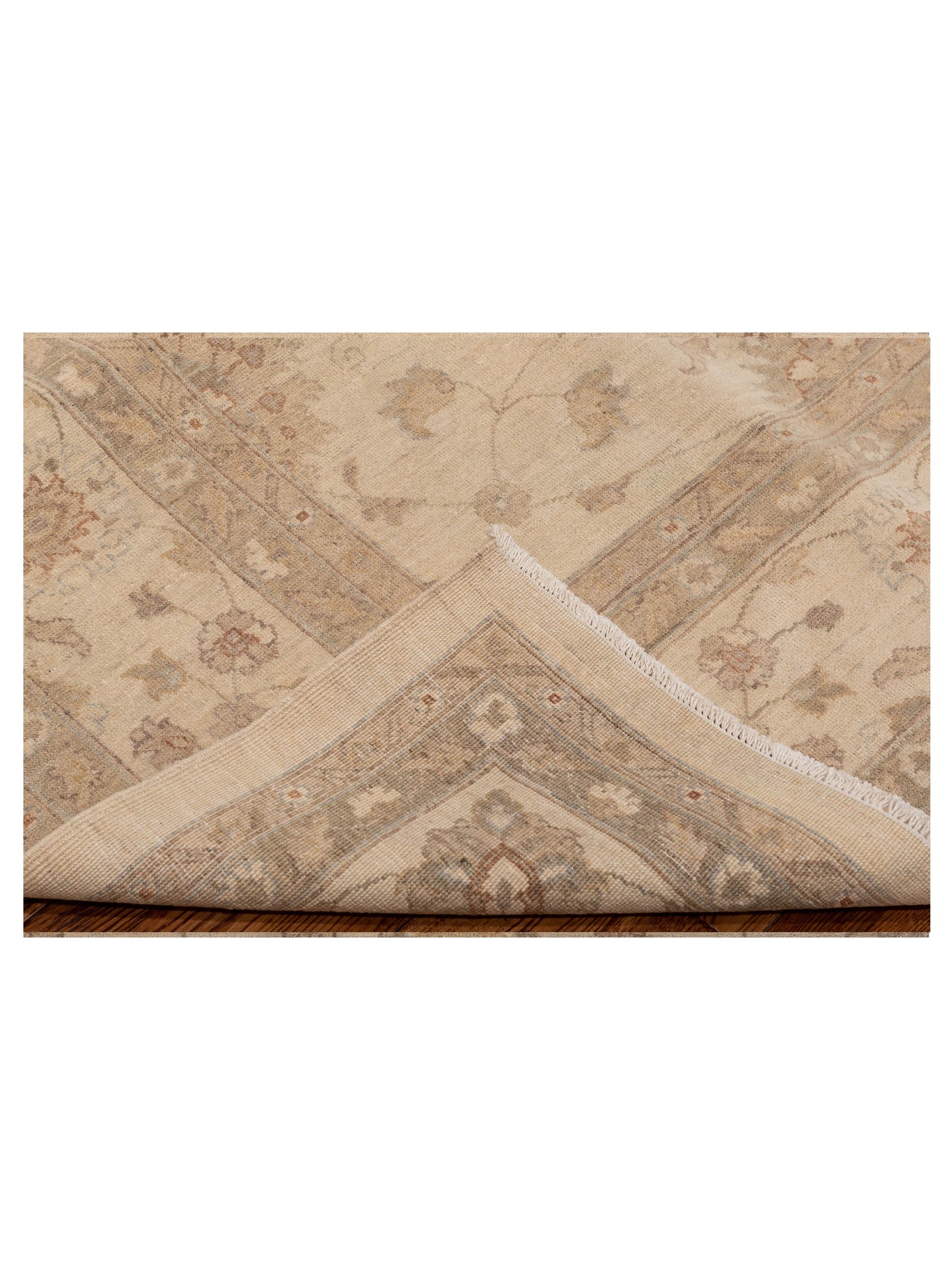 Laila 112490 Ivory Ivory 9x11.10 Hand Knotted Rug
