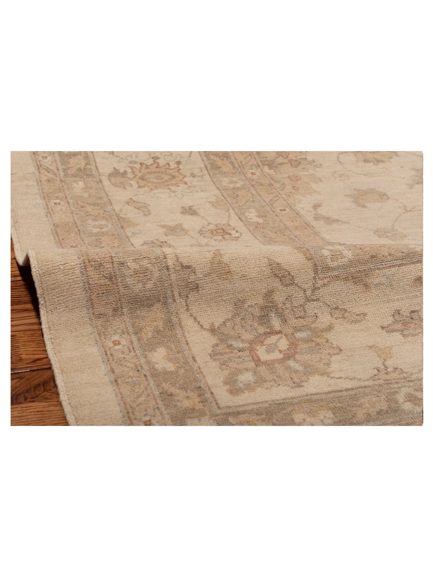 Laila 112490 Ivory Ivory 9x11.10 Hand Knotted Rug