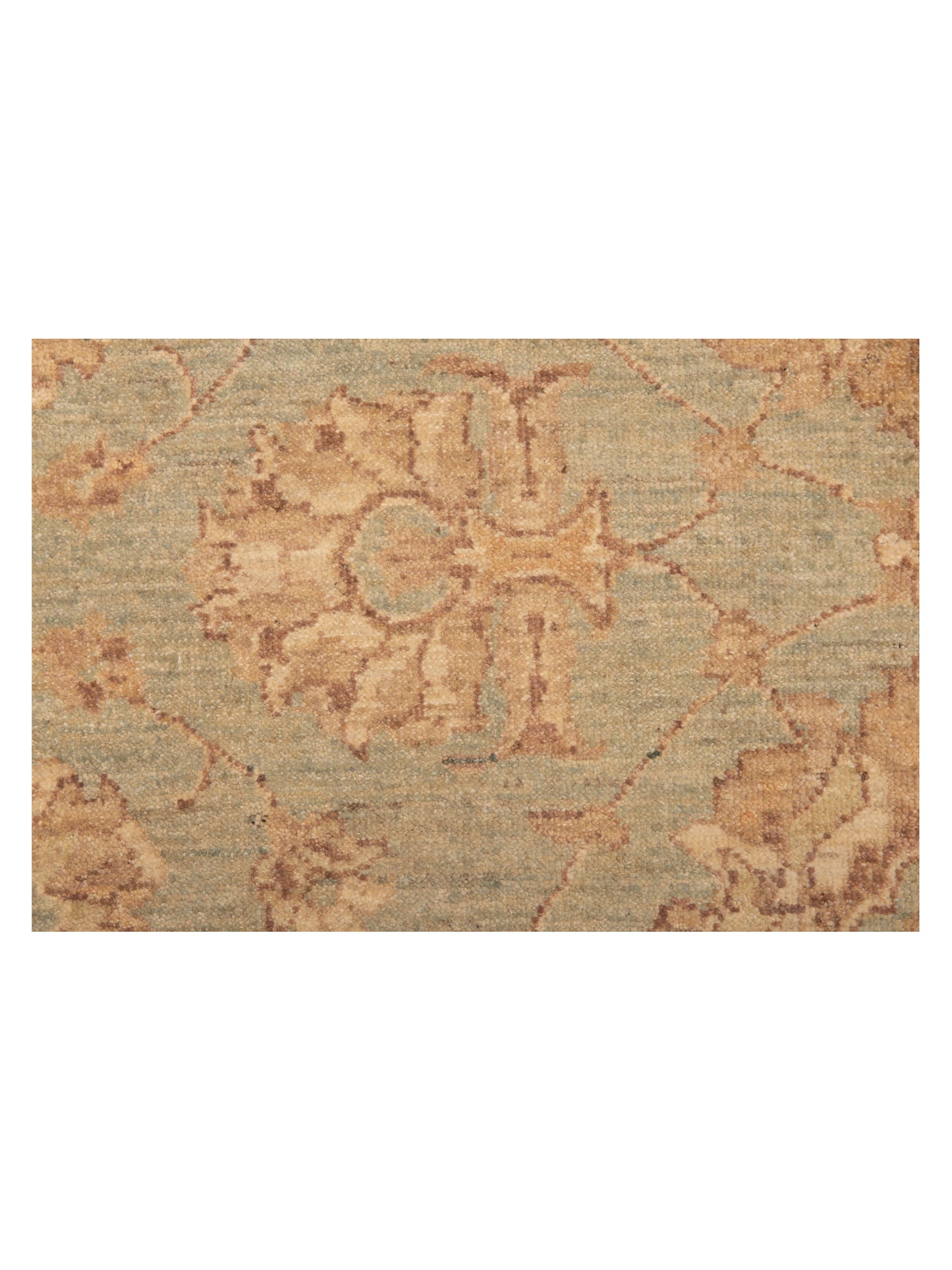 Laila 112493 Blue Light Brown 5.11x13.7 Hand Knotted Rug