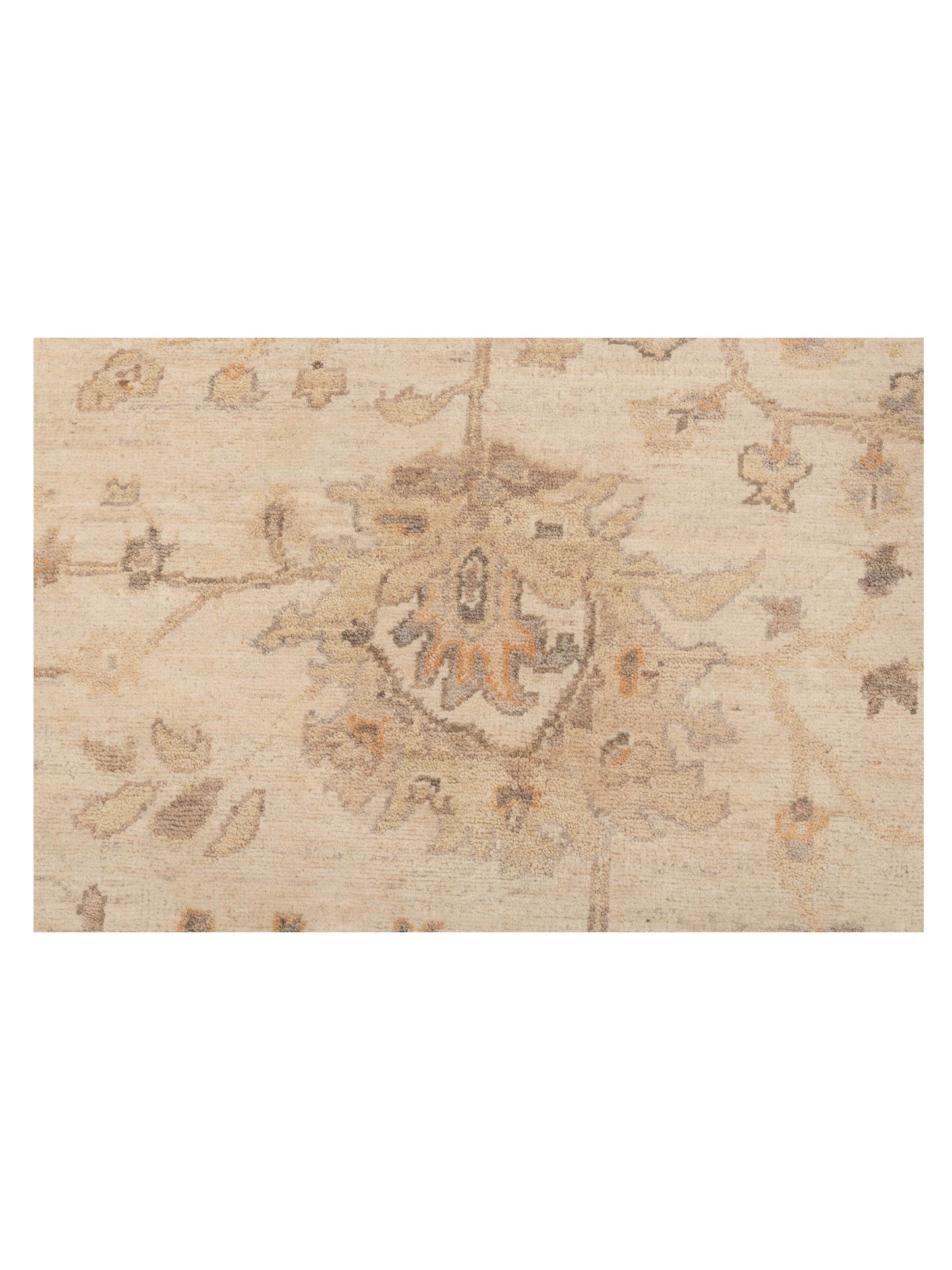 Laila 112496 Ivory Ivory 8.2x9.9 Hand Knotted Rug