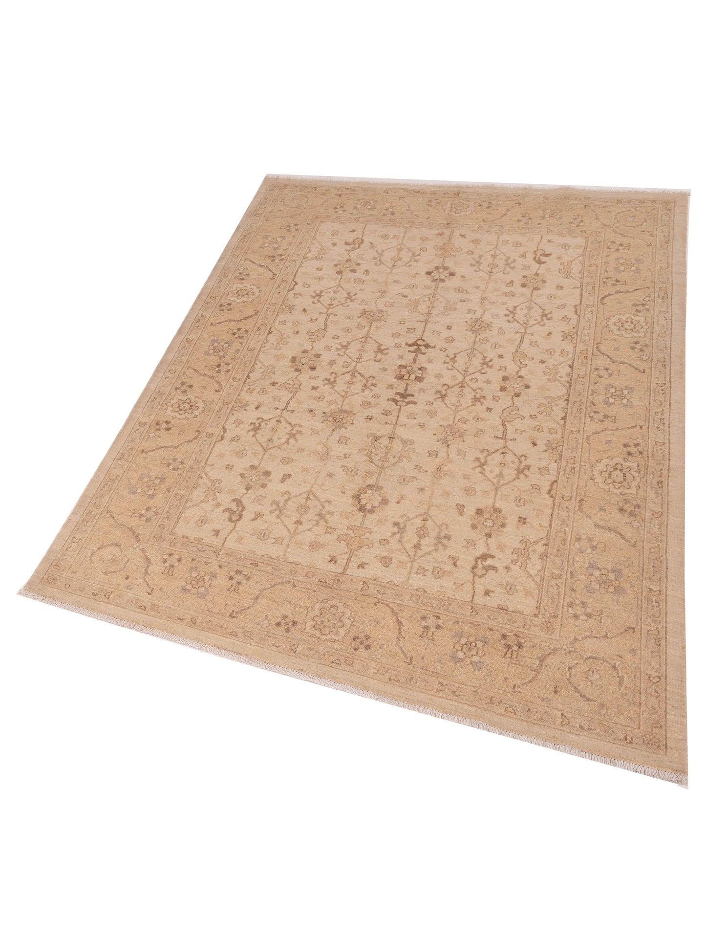 Laila 112499 Ivory Gold 5.9x7.9 Hand Knotted Rug