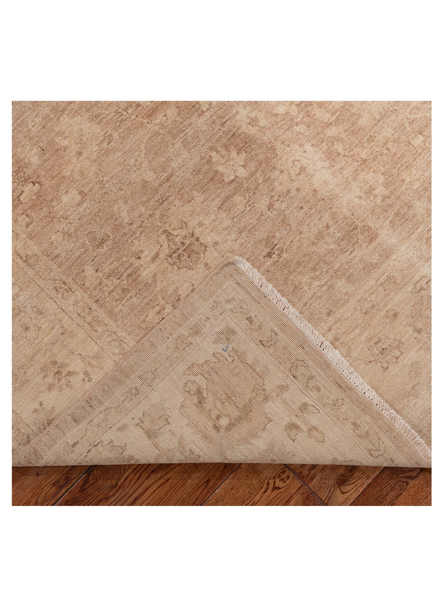 Laila 112501 Brown Ivory 5.6x8.9 Hand Knotted Rug