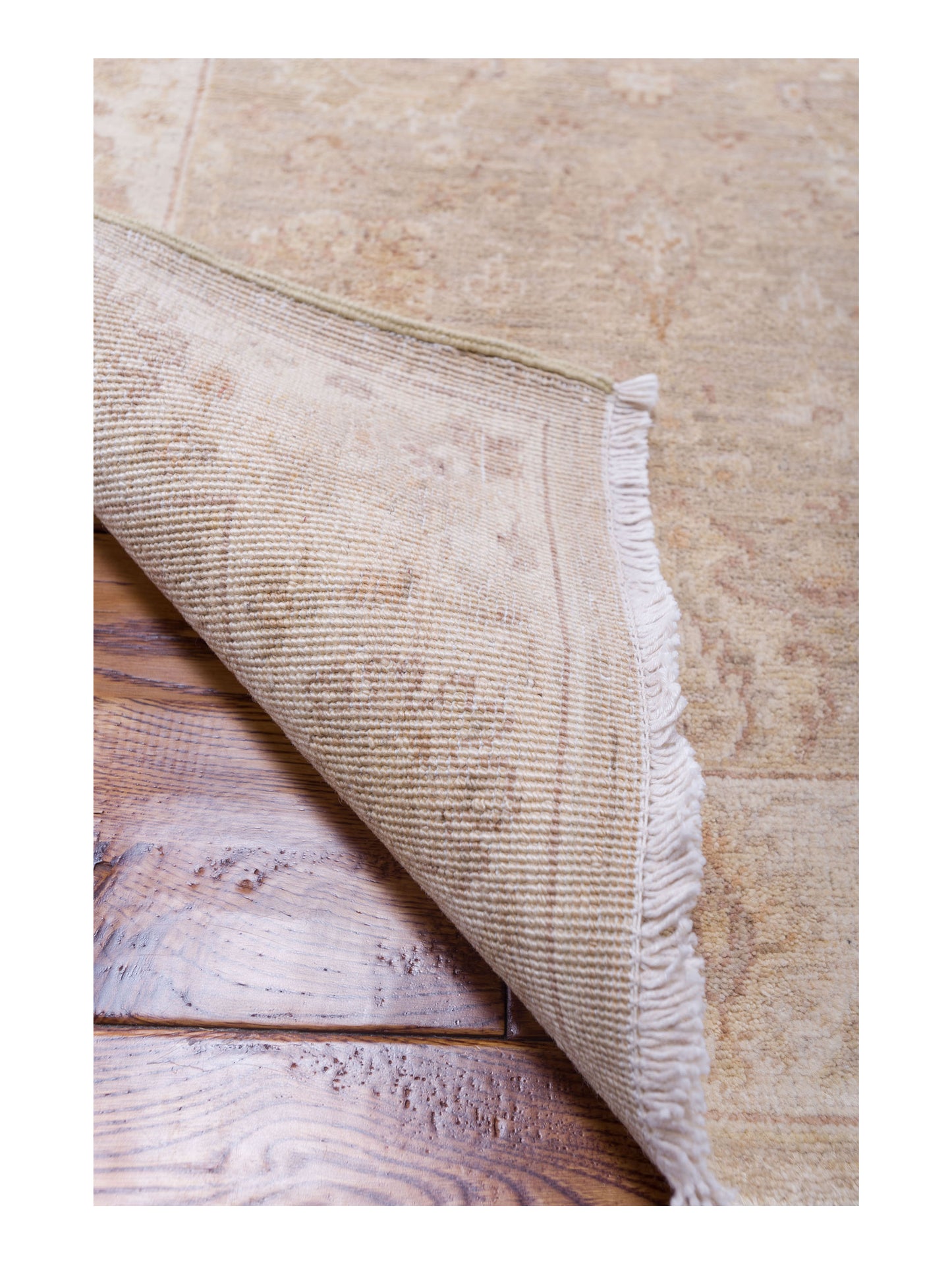 Laila 112510 Light Brown Beige 2.8x3.11 Hand Knotted Rug