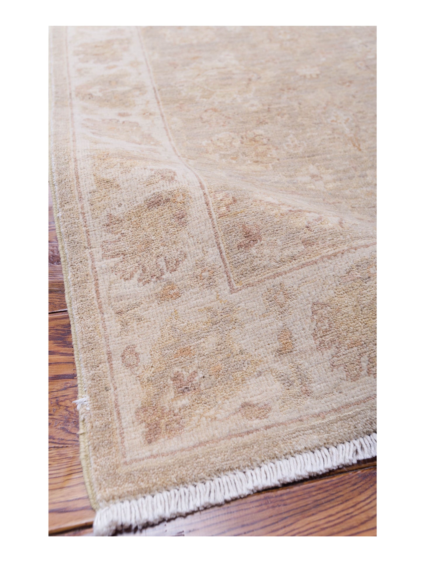 Laila 112510 Light Brown Beige 2.8x3.11 Hand Knotted Rug