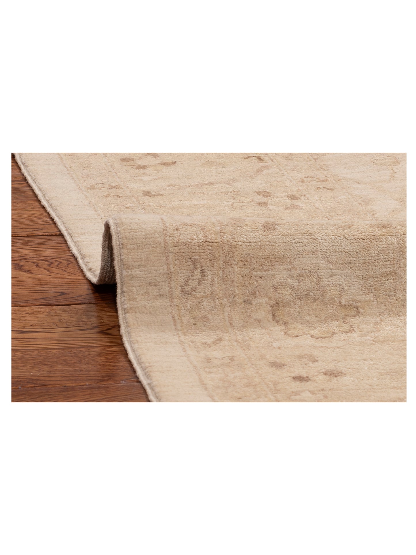 Laila 112522 Ivory Gold 5.6x7.9 Hand Knotted Rug