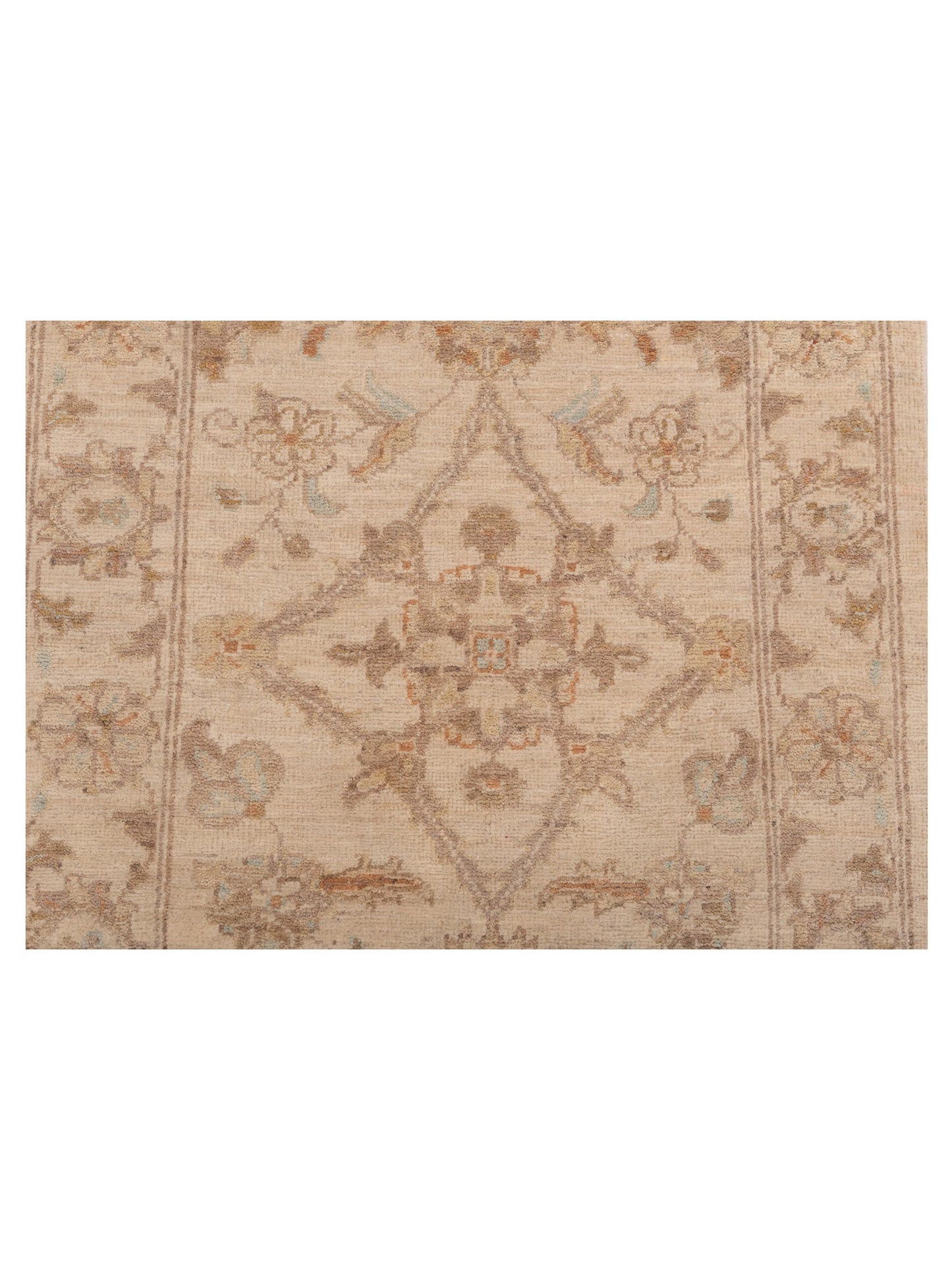 Laila 112549 Ivory Ivory 2.7x8.2 Hand Knotted Rug