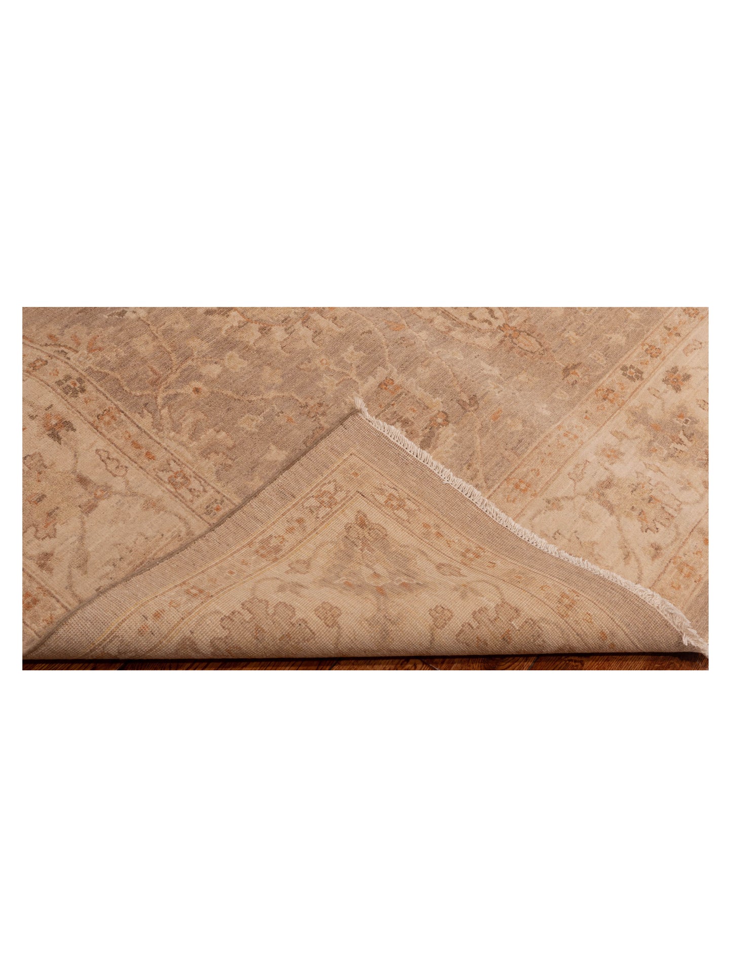 Laila 112577 Silver Ivory 6.5x9.10 Hand Knotted Rug