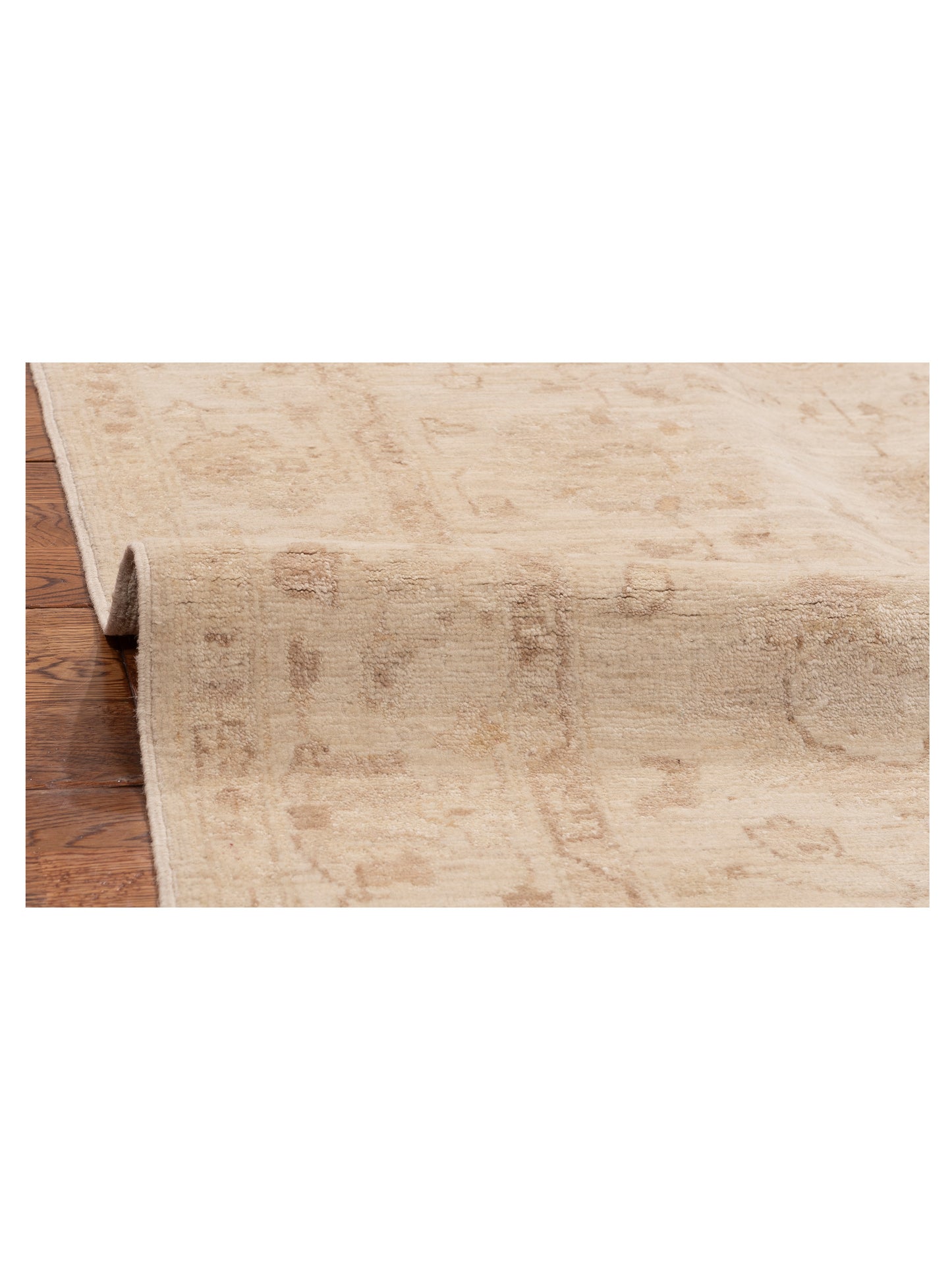 Laila 112581 Ivory Ivory 3.10x5.10 Hand Knotted Rug