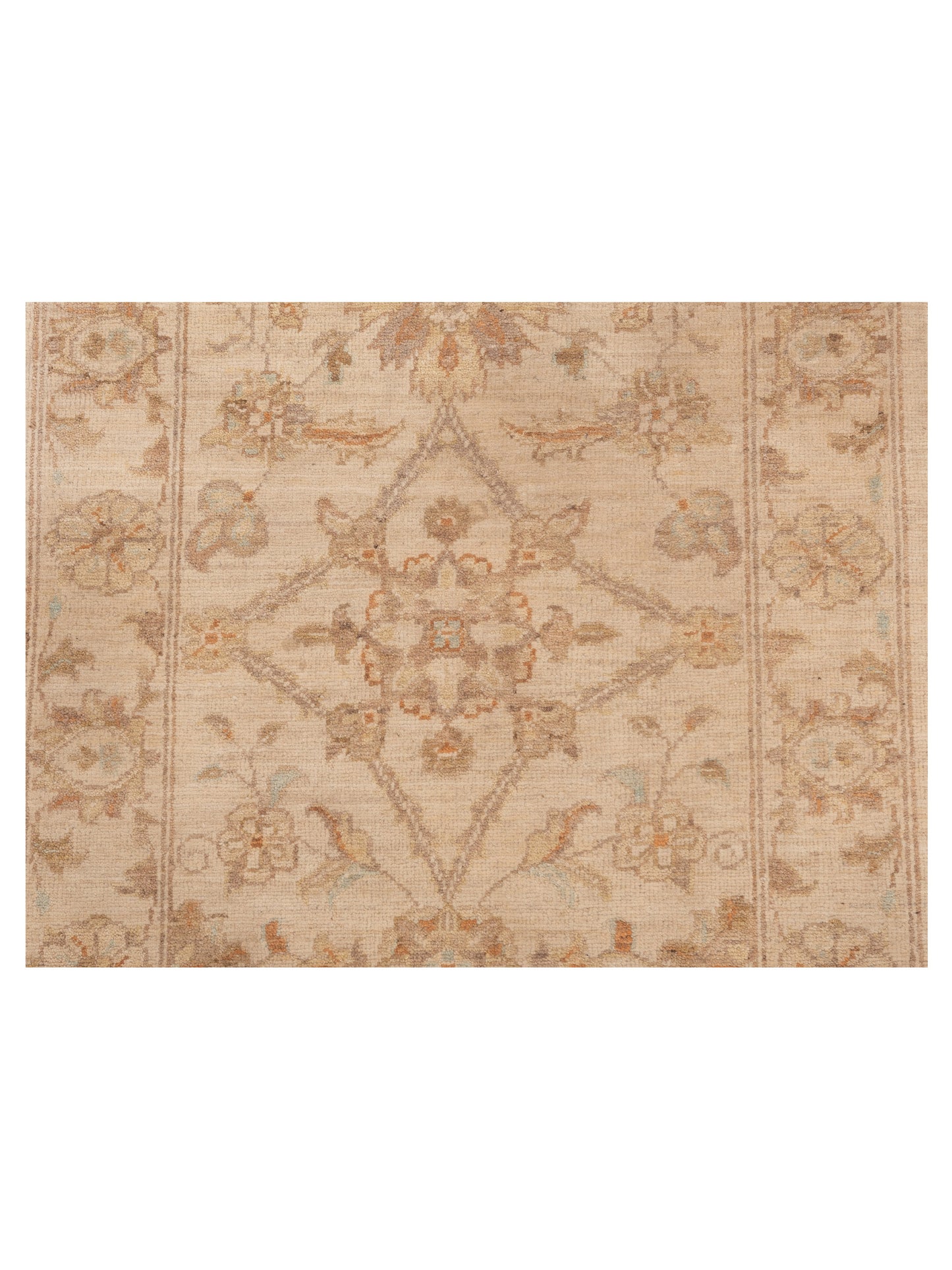 Laila 112586 Ivory Ivory 2.7x8.2 Hand Knotted Rug