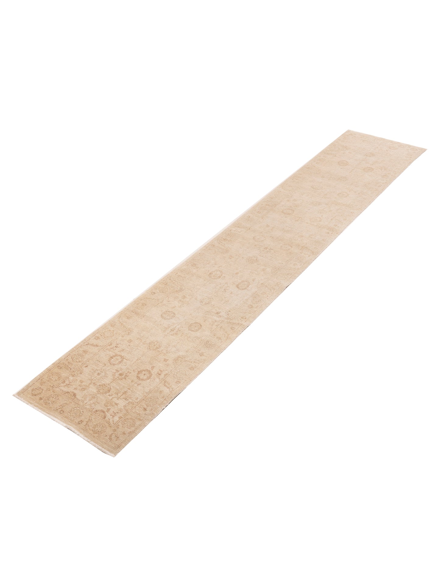Laila 112612 Ivory Gold 2.4x12.8 Hand Knotted Rug