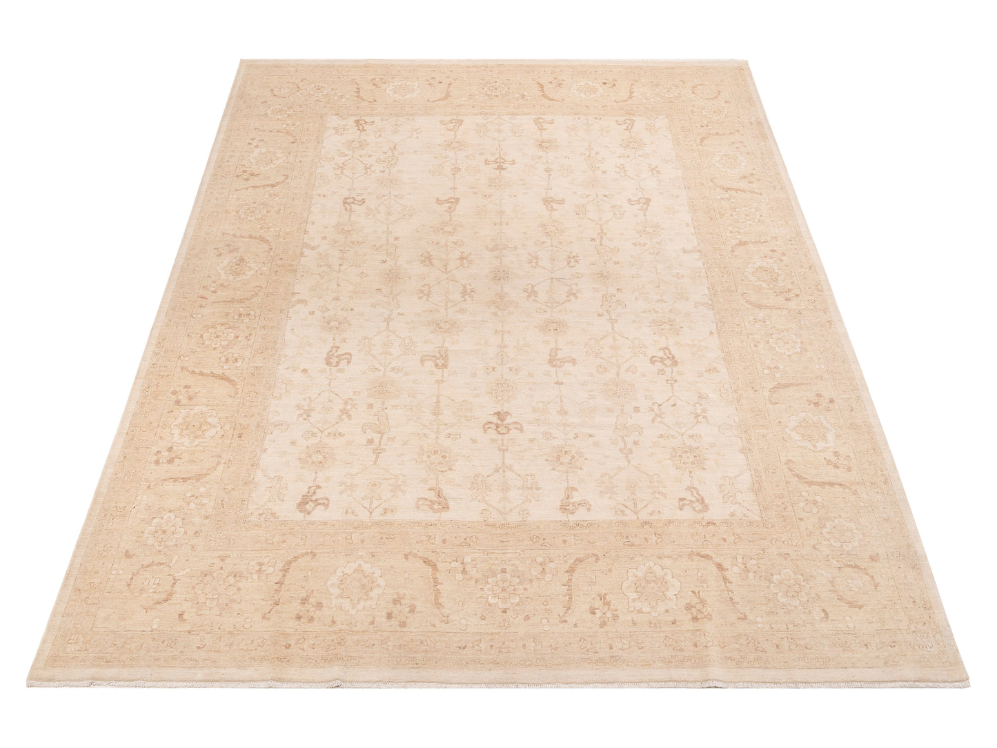 Laila 112623 Ivory Gold 9.11x12.10 Hand Knotted Rug