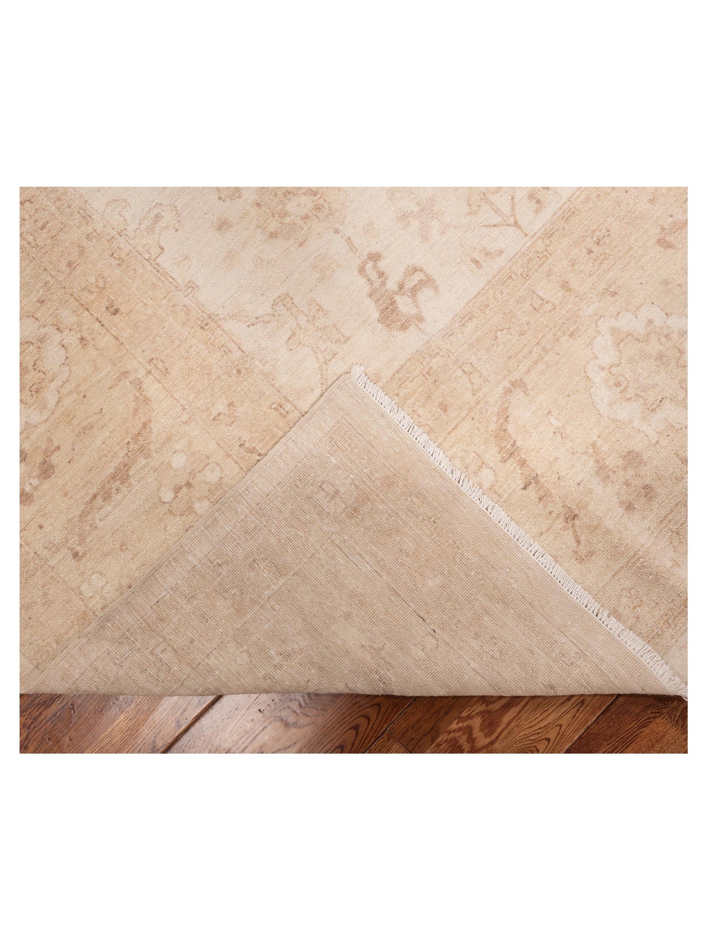 Laila 112623 Ivory Gold 9.11x12.10 Hand Knotted Rug